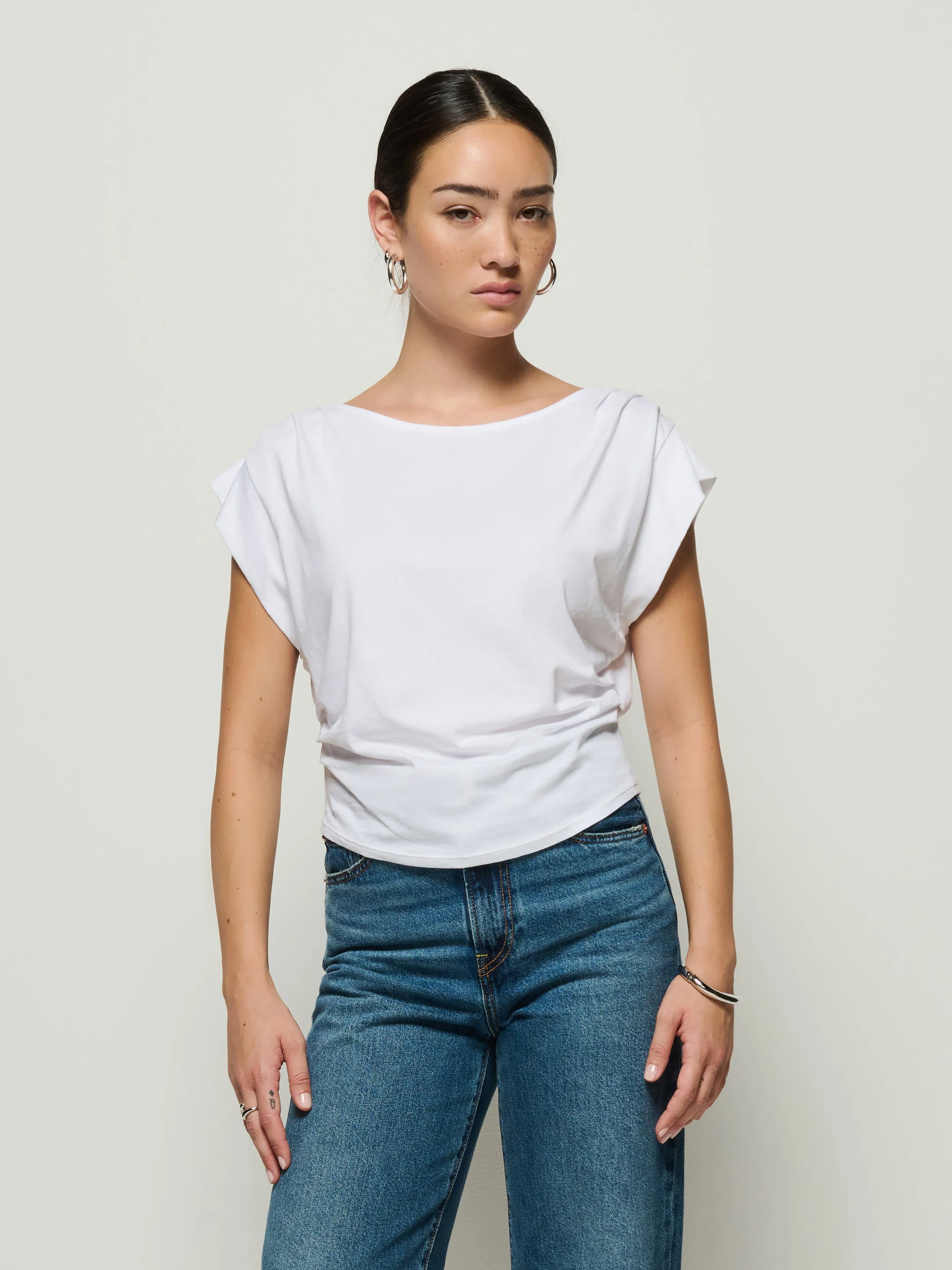 Earth Glow Ocean Glow Cerre Cap Sleeve Tee