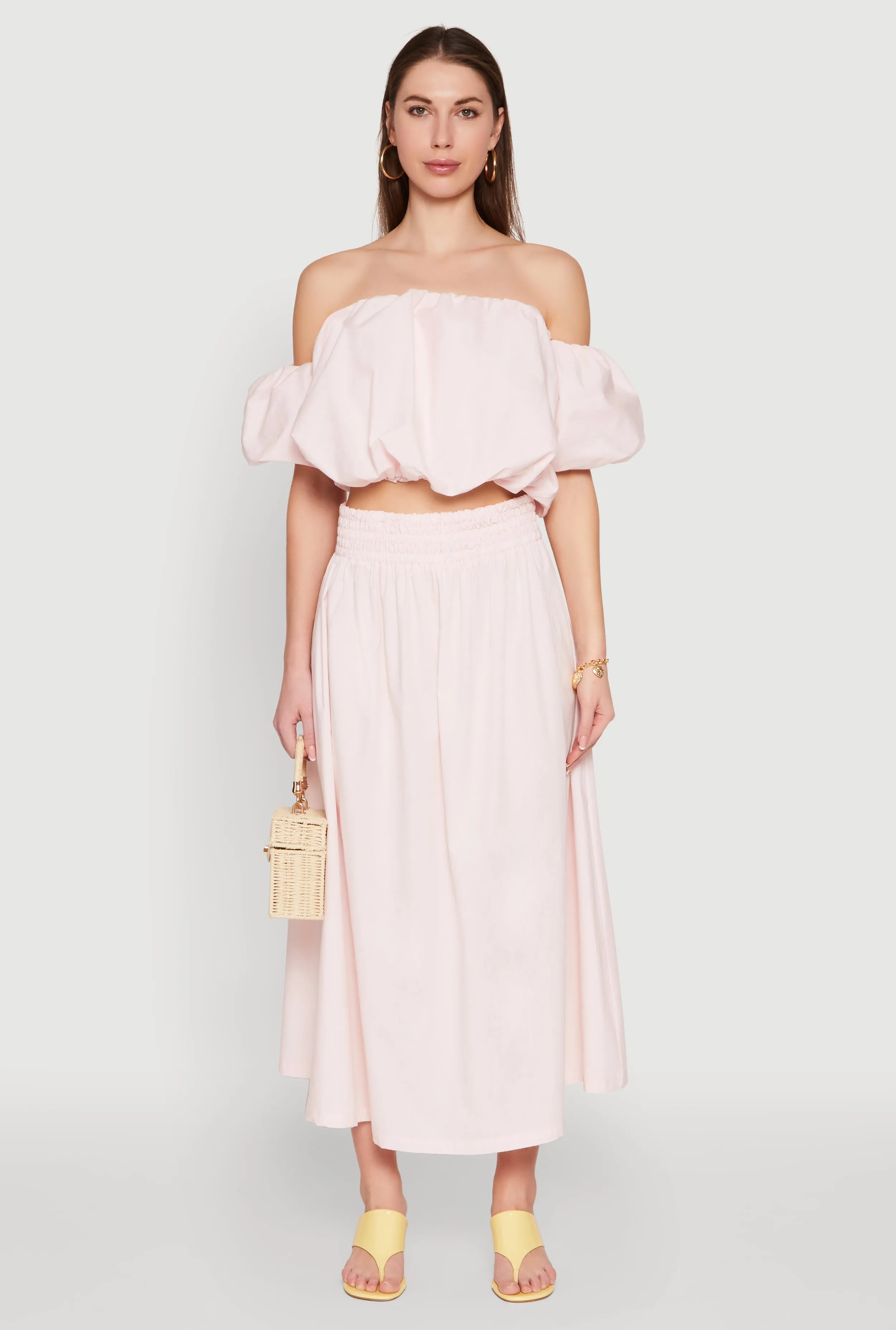 Moisture wicking Classic Elegance Haute Monde High Waist Midi Skirt