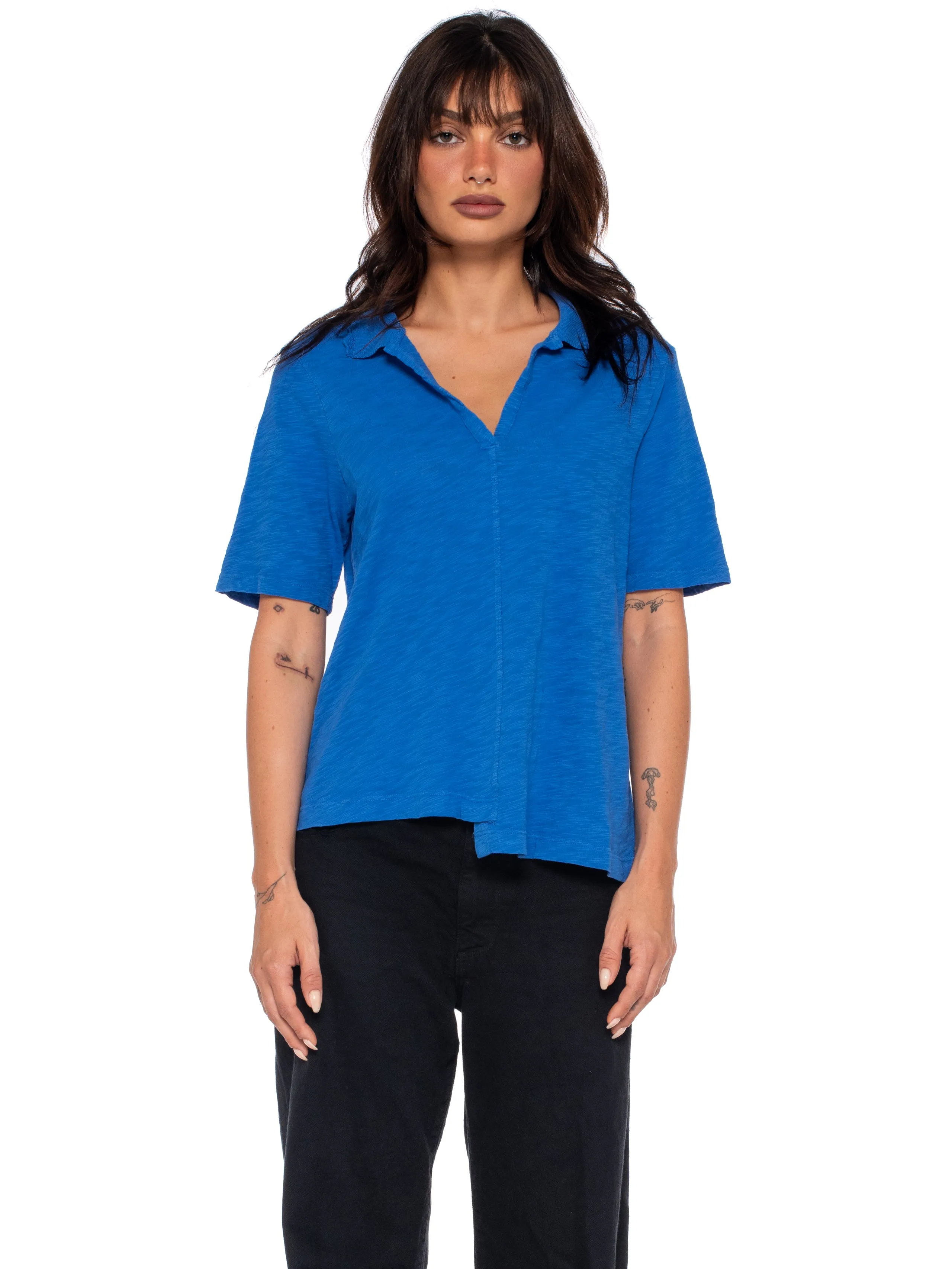 Femme Shifted Polo FrictionResistant