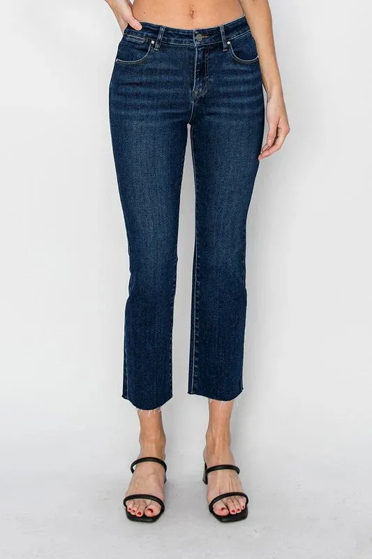 CompactKnit Spark Mood Risen Dark Midrise Crop Straight