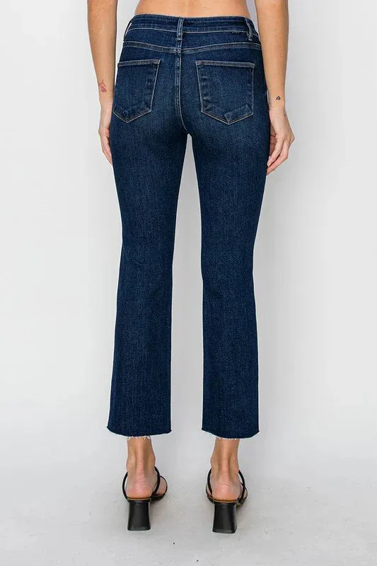 Student Cool Risen Dark Midrise Crop Straight