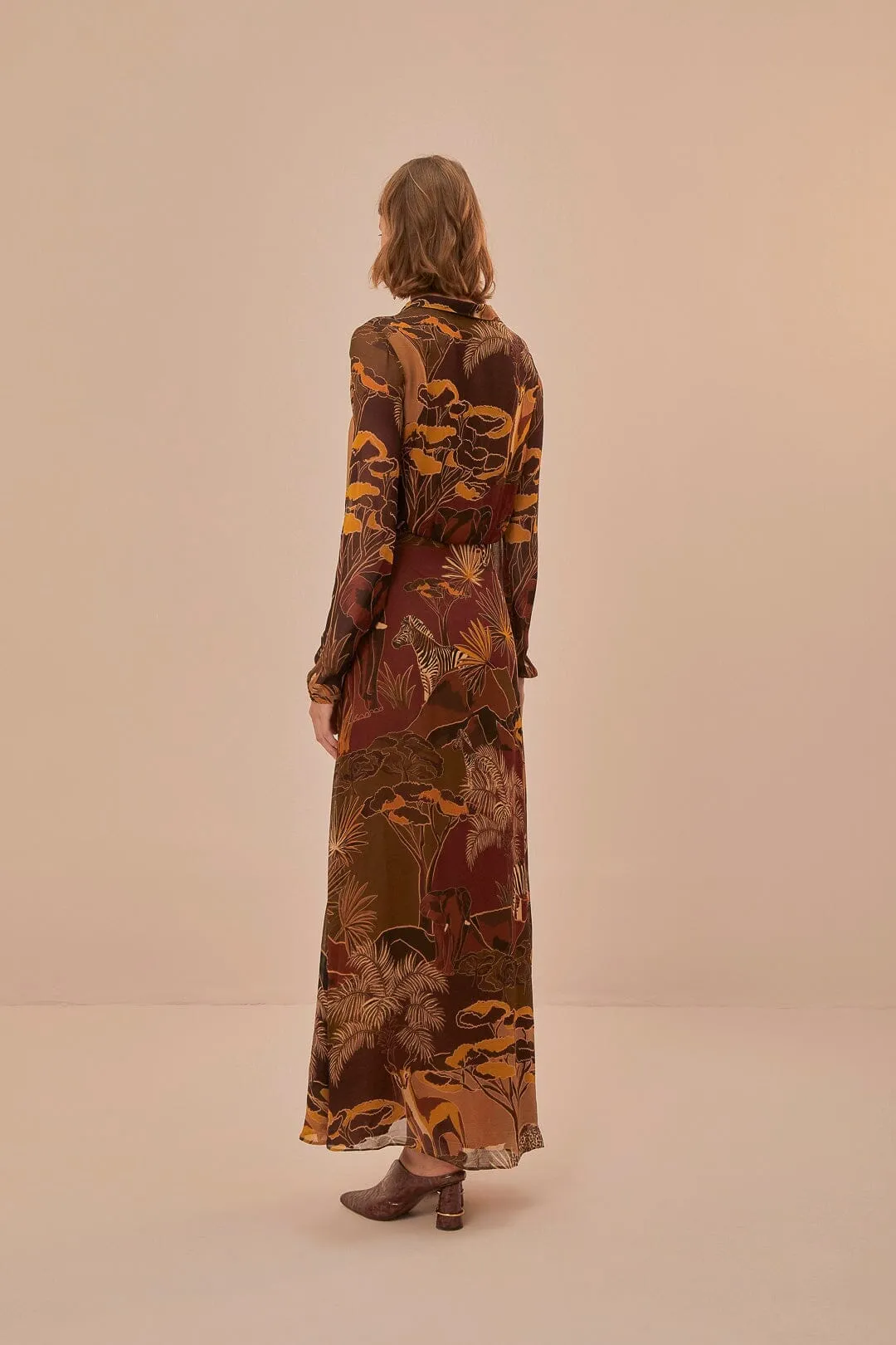 Breezy resort wear Caramel Savana Dream Maxi Dress