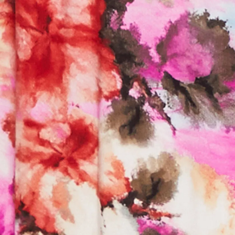 High Waisted Floral Print Tiered Skirt Fall Favorite hypoallergenic material