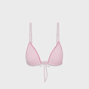Frankies Bikinis Lumia Ribbed Top - Strawberries / Cream Quick Drying Inner Shell Tagless Design