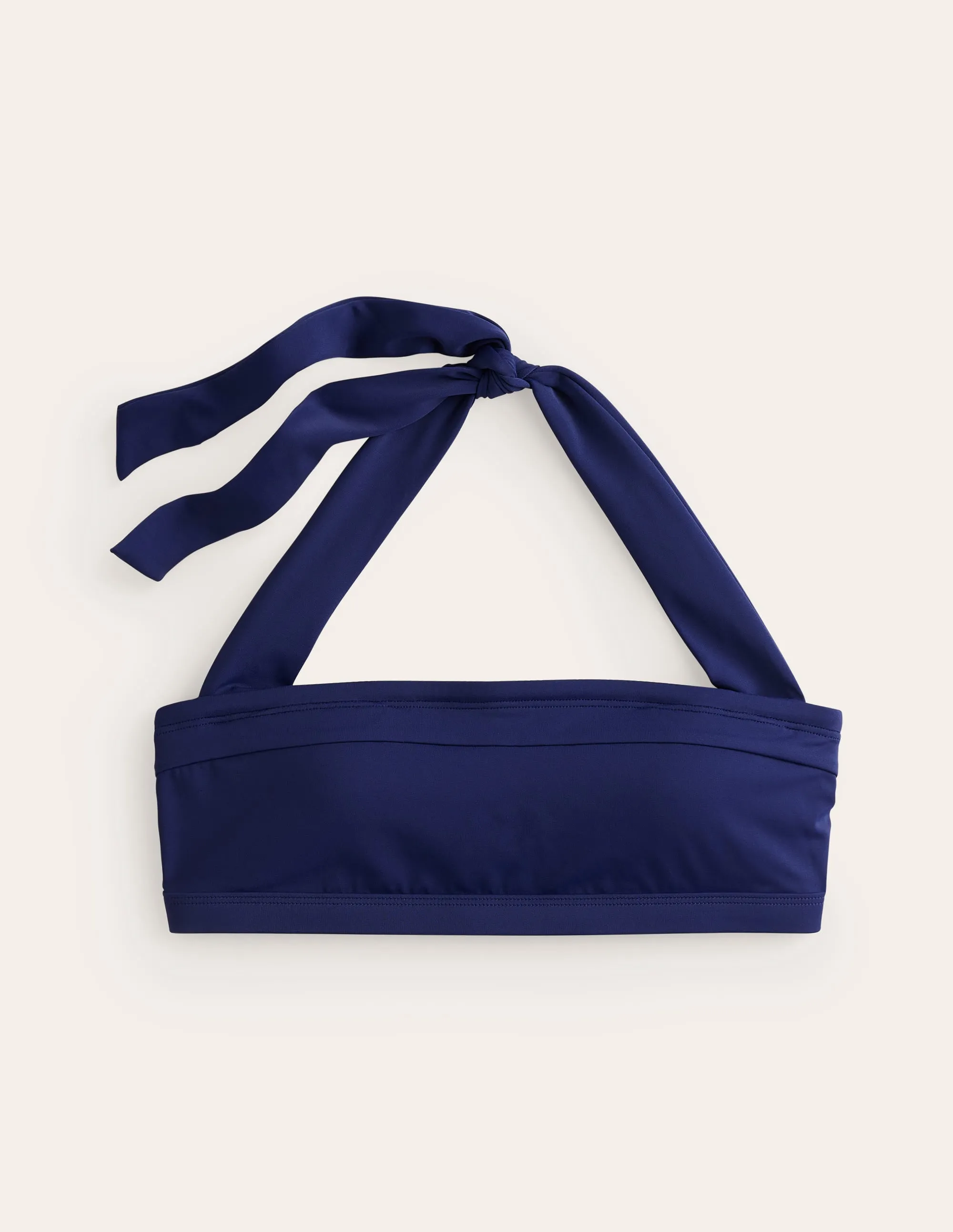 Santorini Bikini Top-Navy Versatile Layering Lightweight Layering