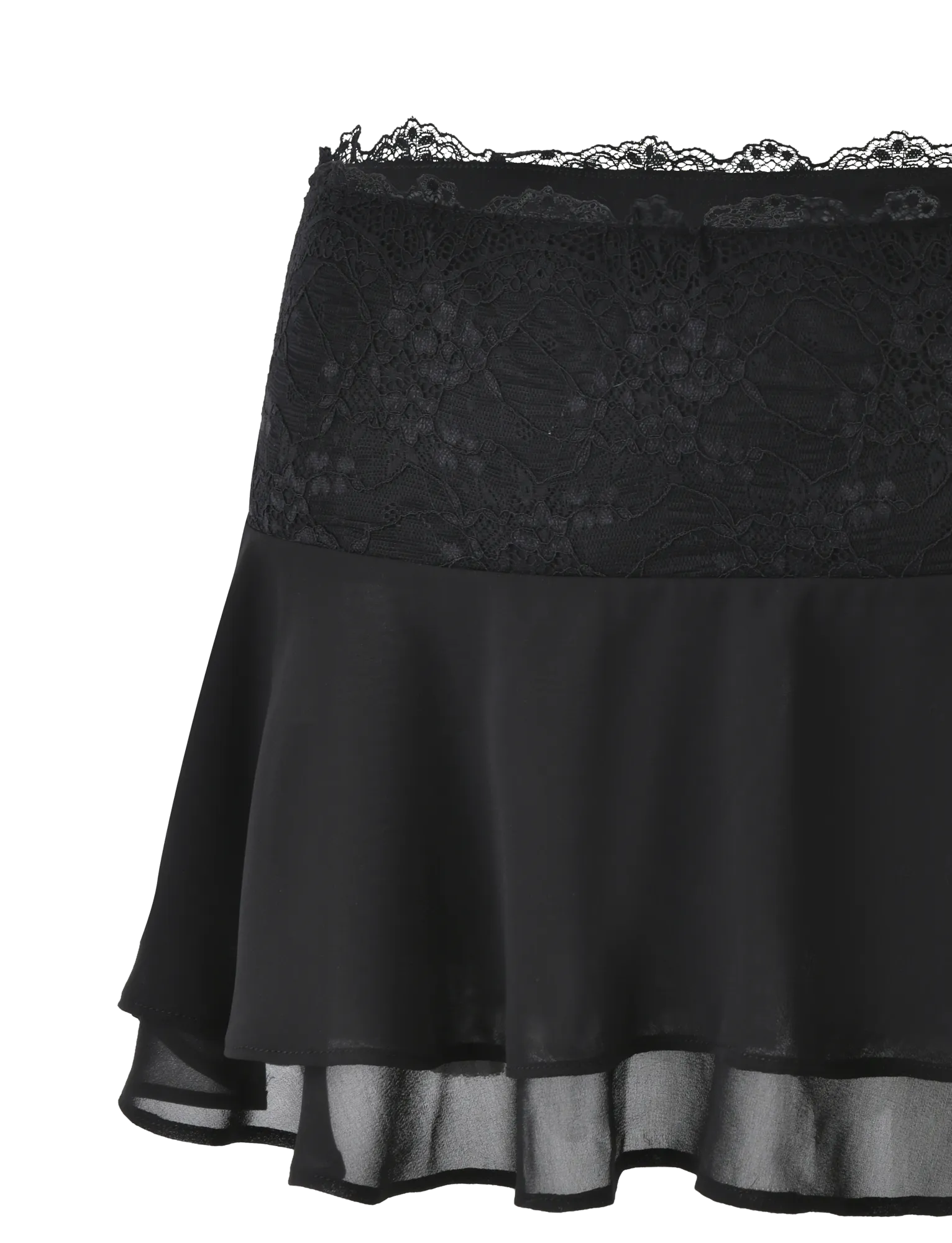 Luxury Finish Outfit Diary INDIGO SKIRT - BLACK
