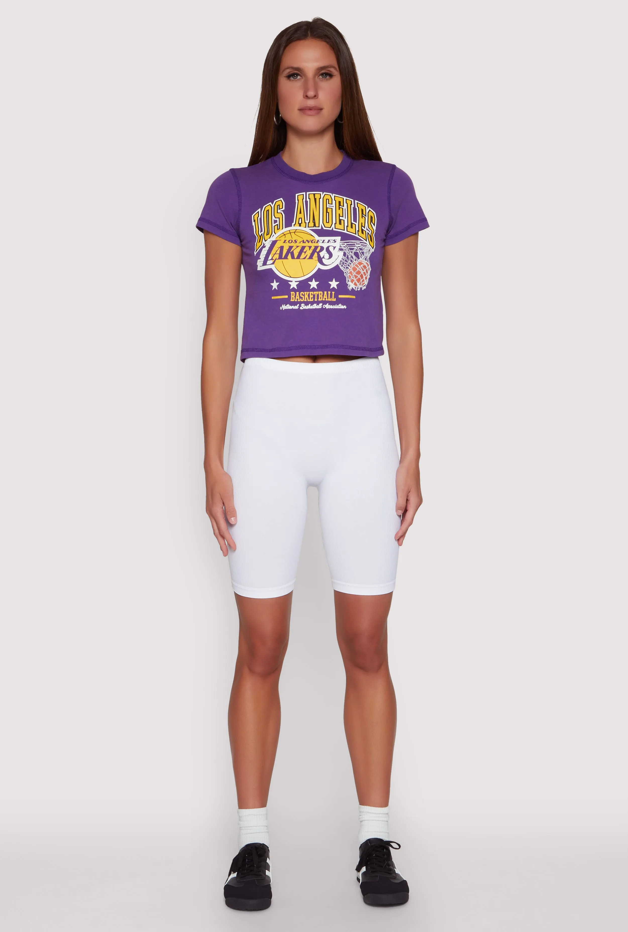 NBA Los Angeles Lakers Crop Top Chic Comfort Style