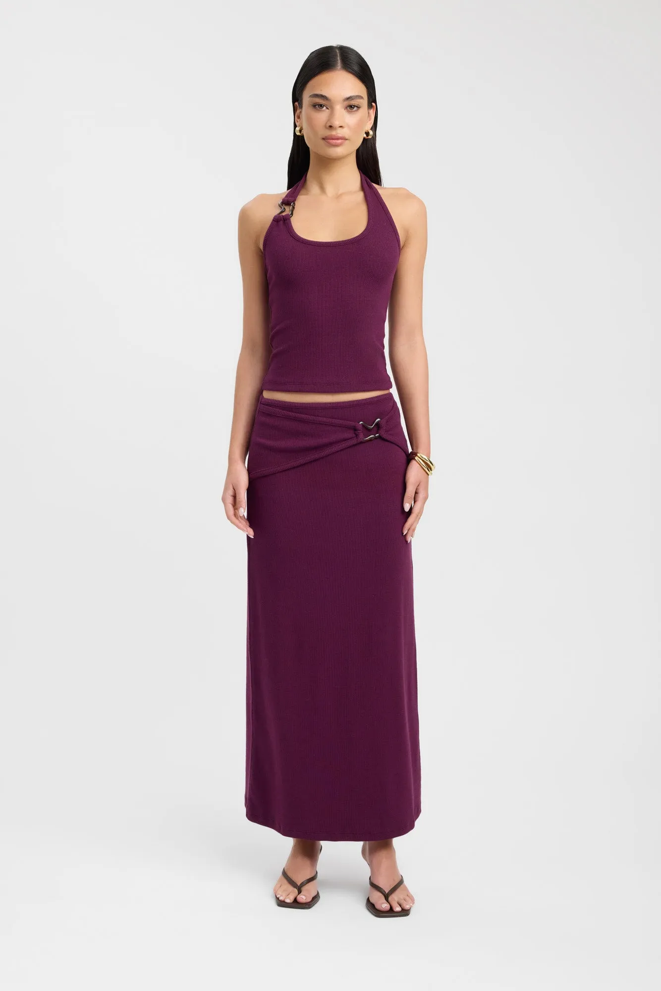 Double Layer Chic casual Casper Maxi Skirt