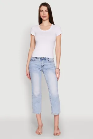Comfort Wearable Comfy Choice Basic Crew Neck Top