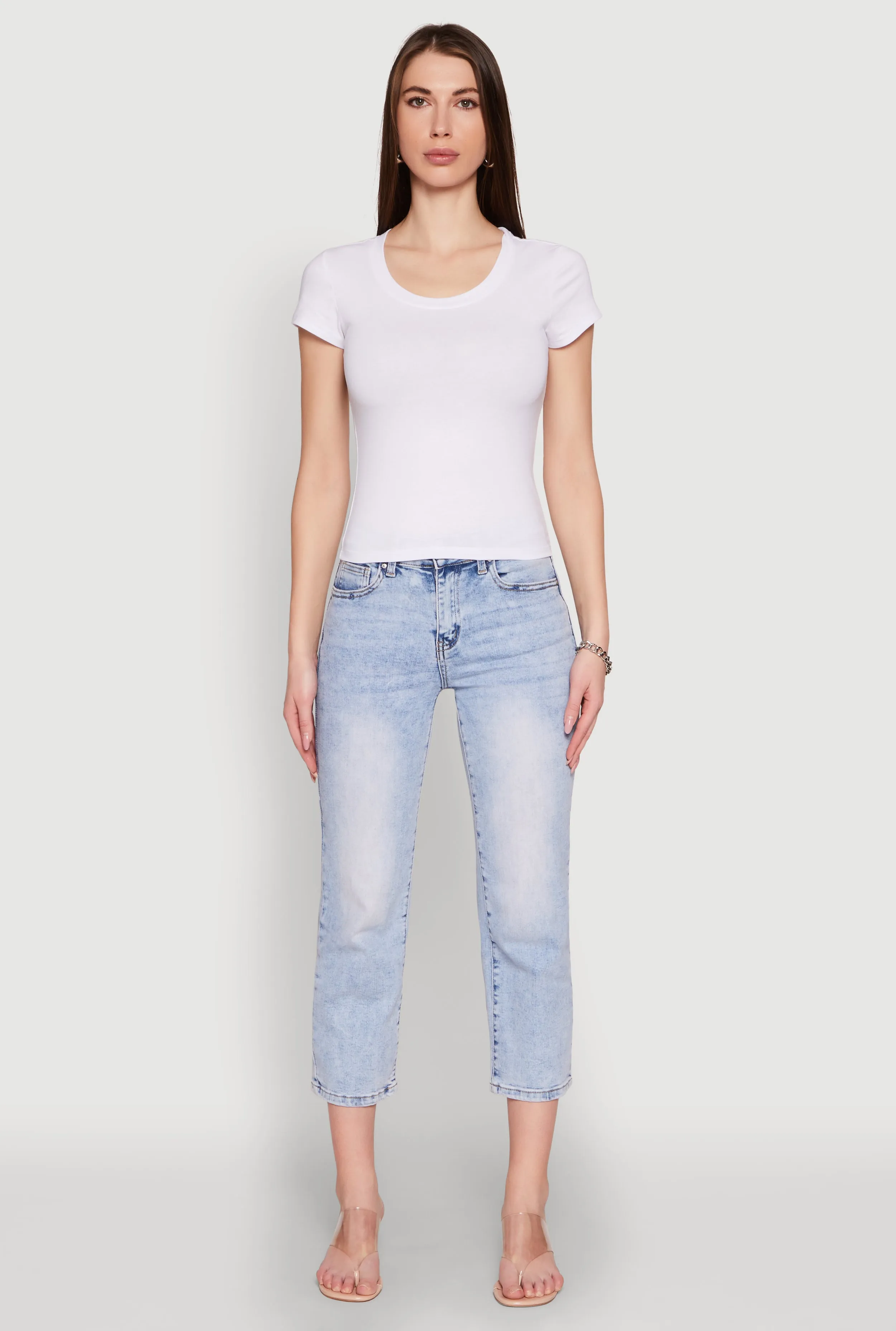 Basic Crew Neck Top Light and Cozy