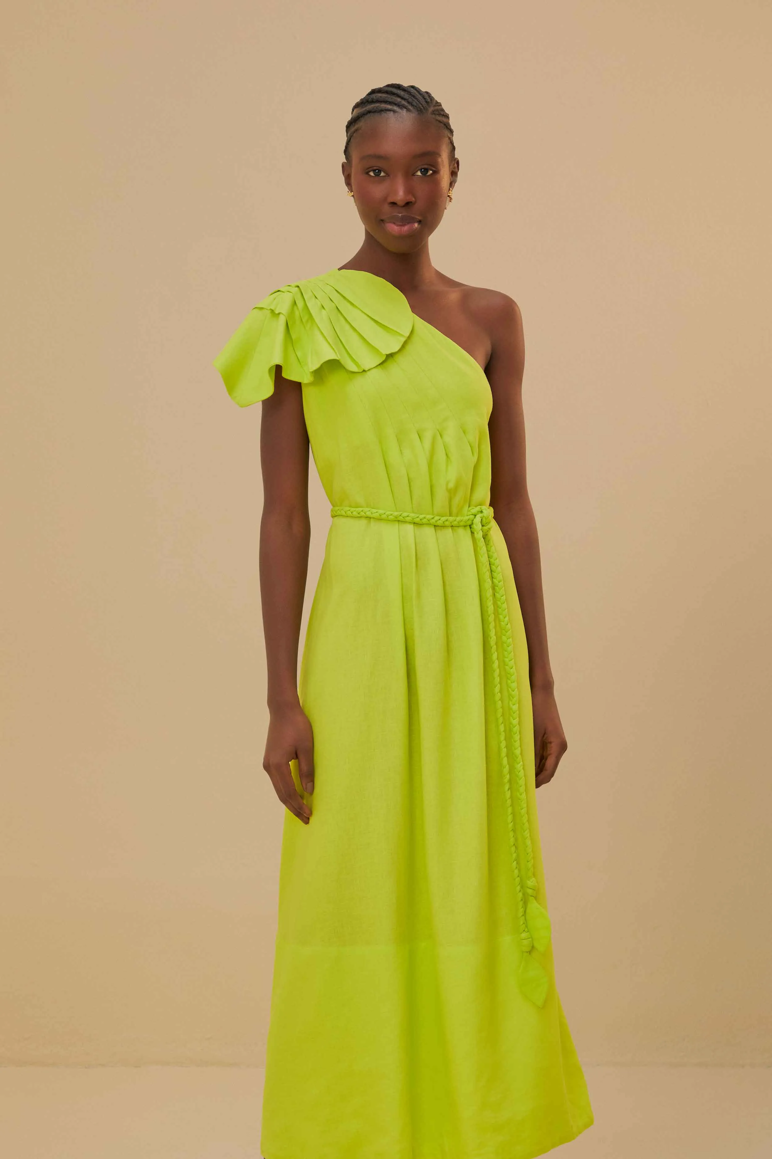 Designed with comfort in mind this dress is perfect for all-day wear Green Leaf Lenzing? Ecovero? Euroflax? Maxi Dress
