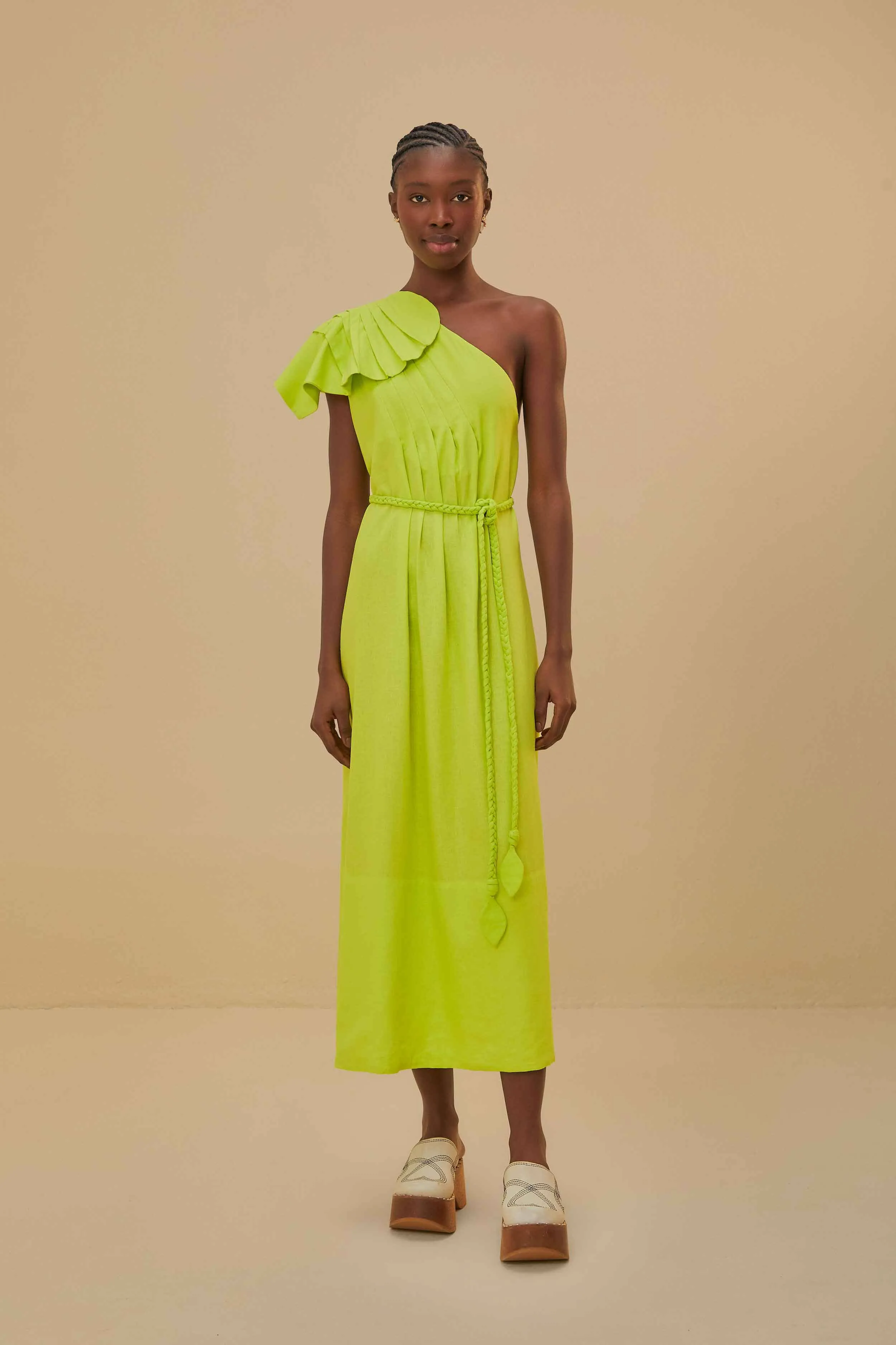 Green Leaf Lenzing? Ecovero? Euroflax? Maxi Dress Sand Beige