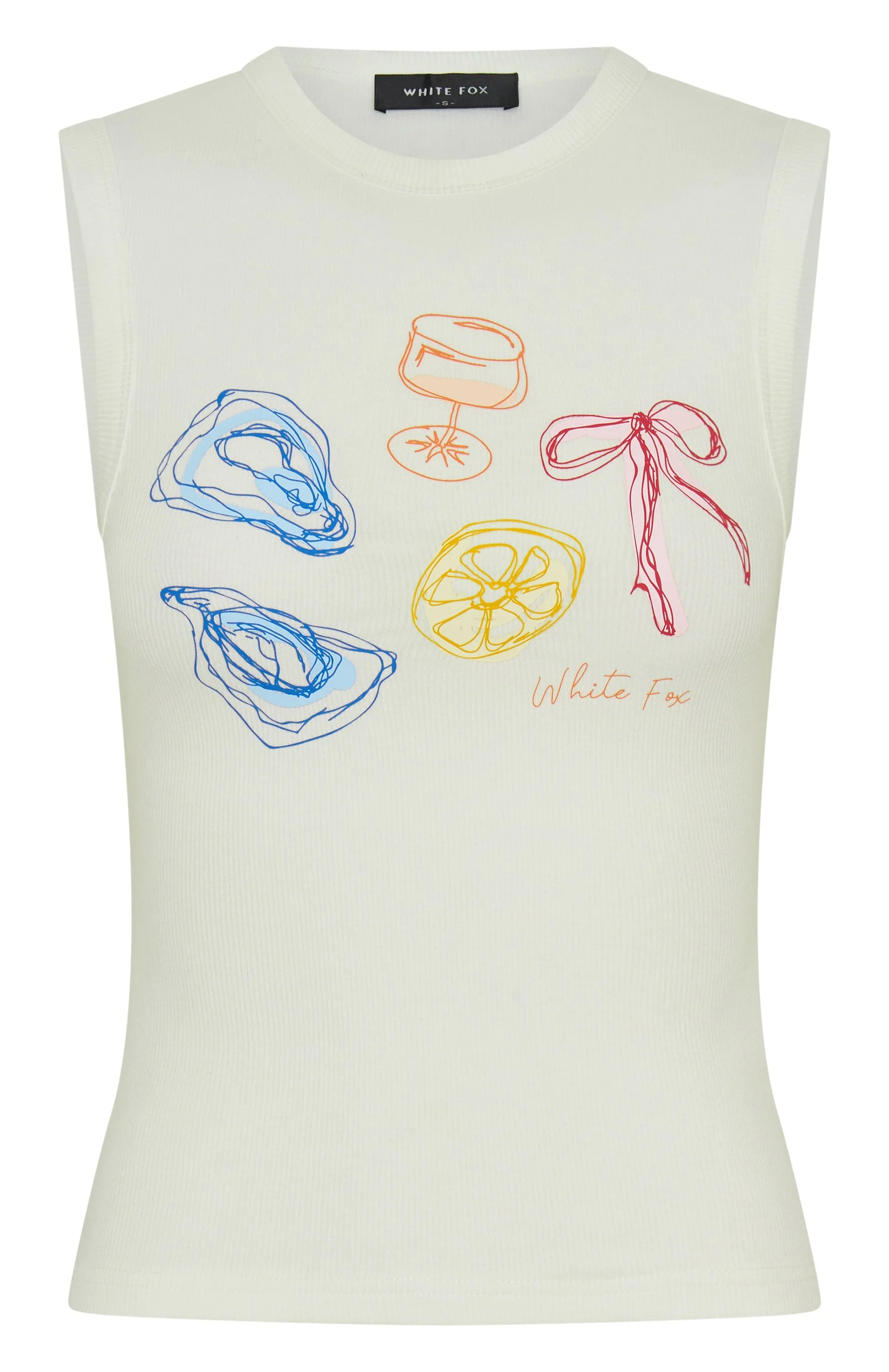 On Yacht Time Tank White Ergonomic Pattern Design