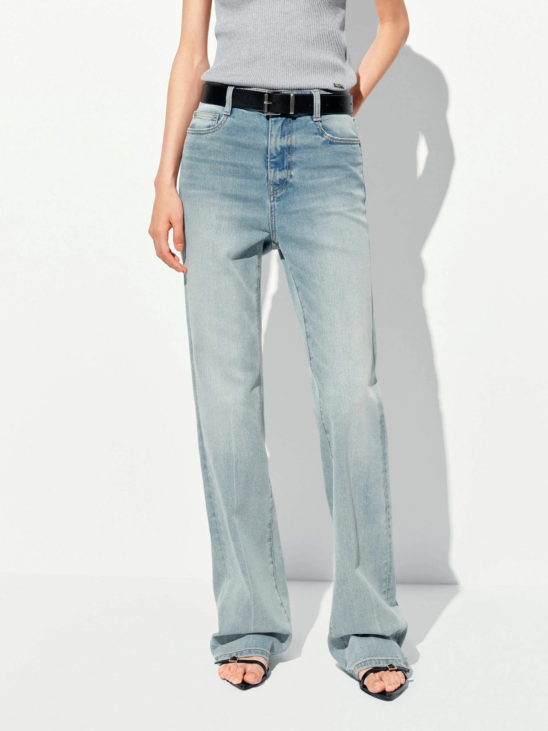 Paint Splash Straight Jeans Easy Match Weekend Getaway Stylish