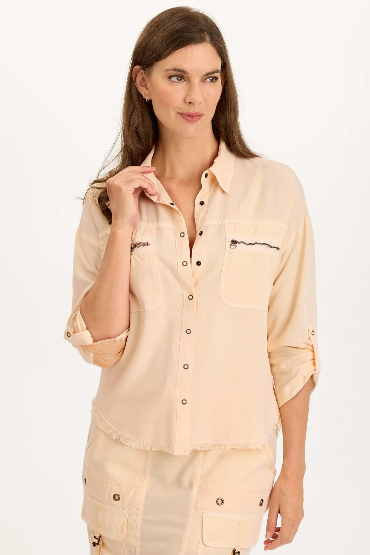 Knapp Twill Utility Button-up british retro BalancedDrape