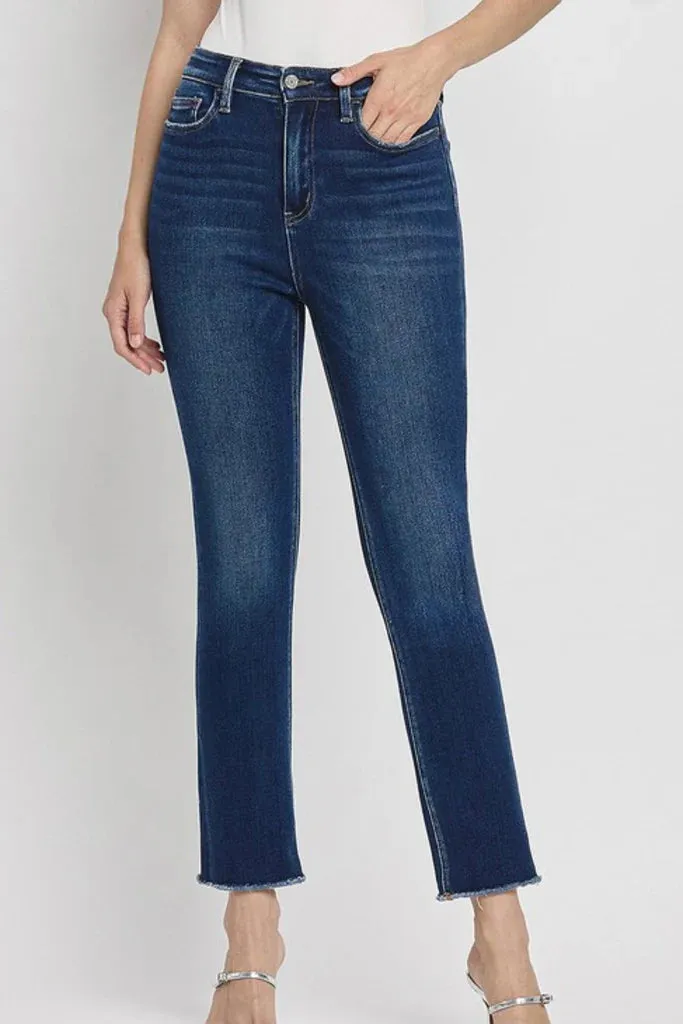 Carry Ease Vervet By Flying Monkey Super High Rise Stretch Slim Straight Jeans