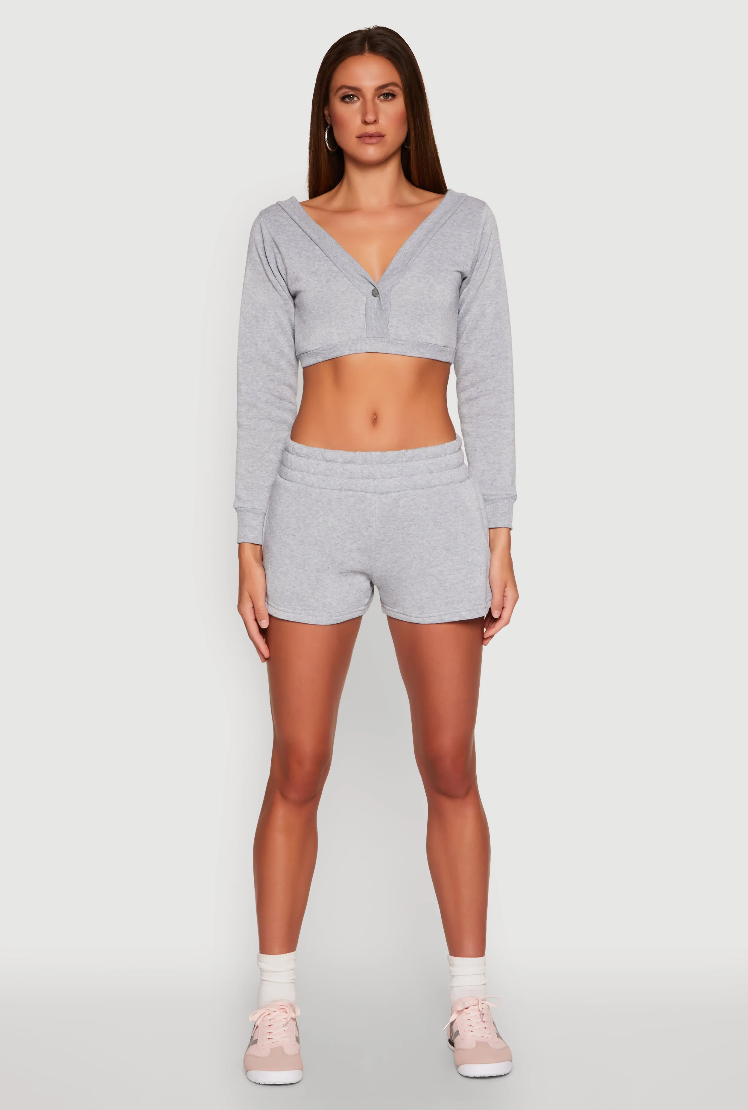 Handmade Fleece Elastic Waist Sweatshorts