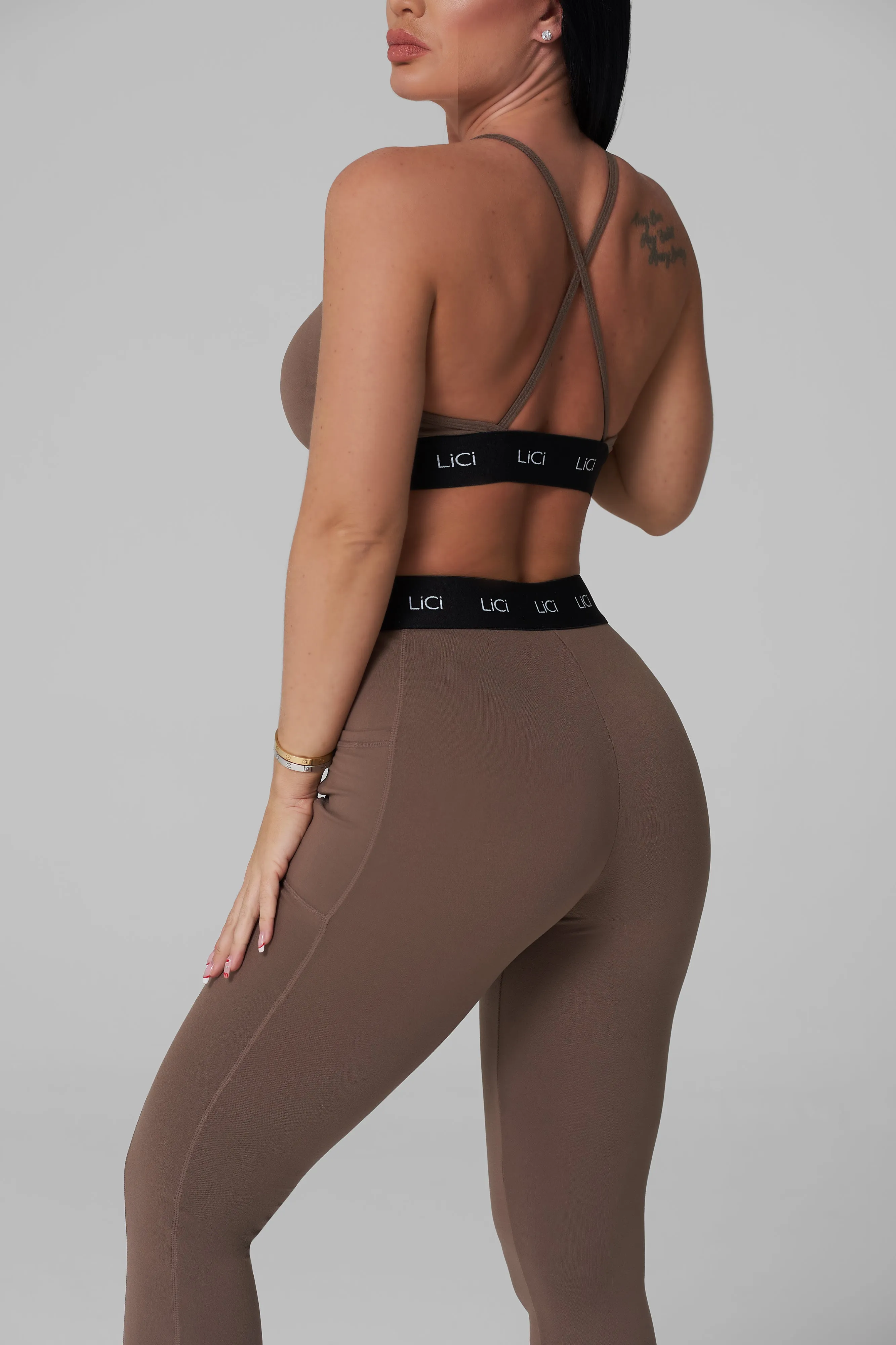 Bonded Seam Technology Truffle Cozy Sport Legging