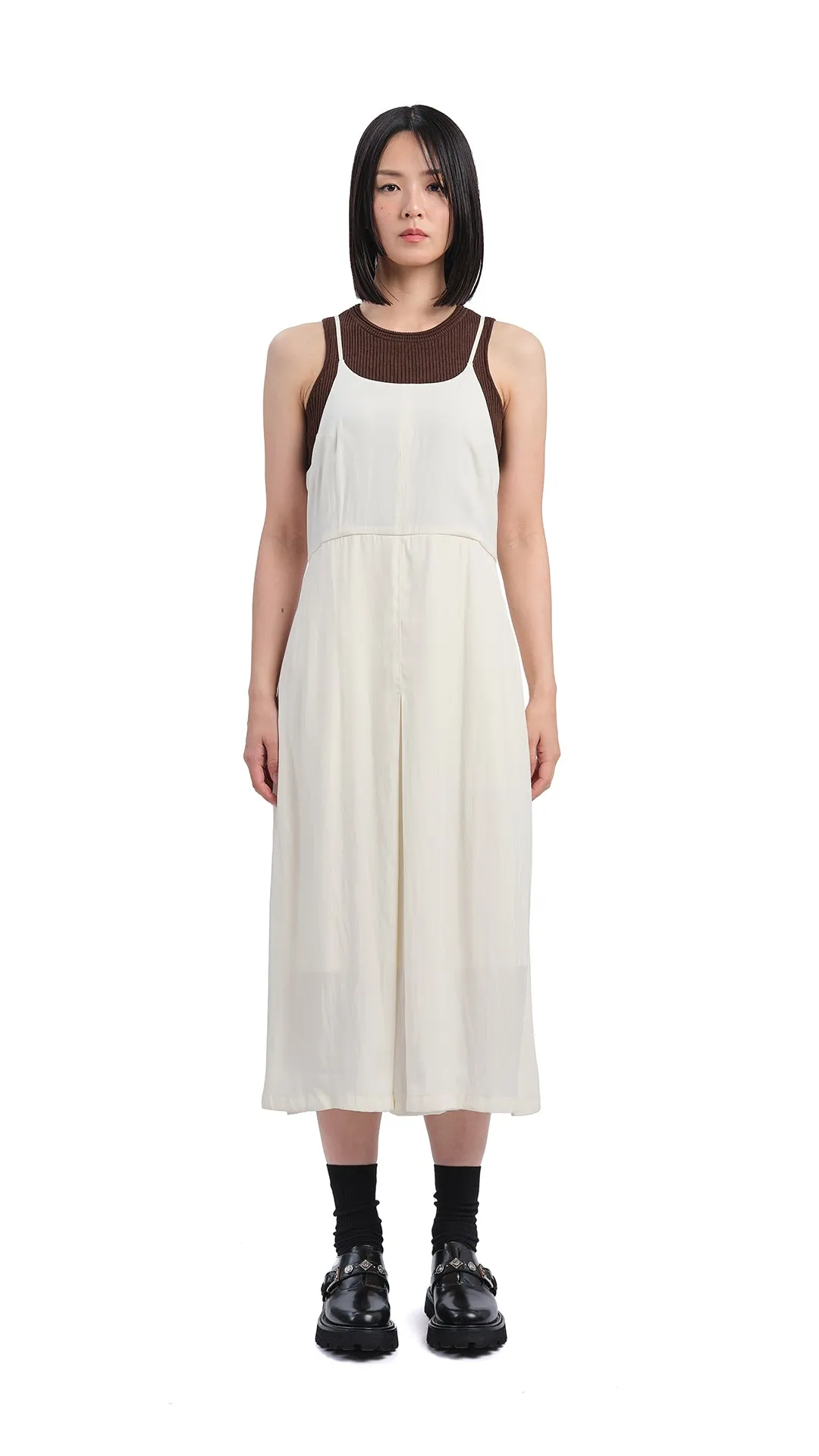 MatteFinishTexture Silky Maxi Dress
