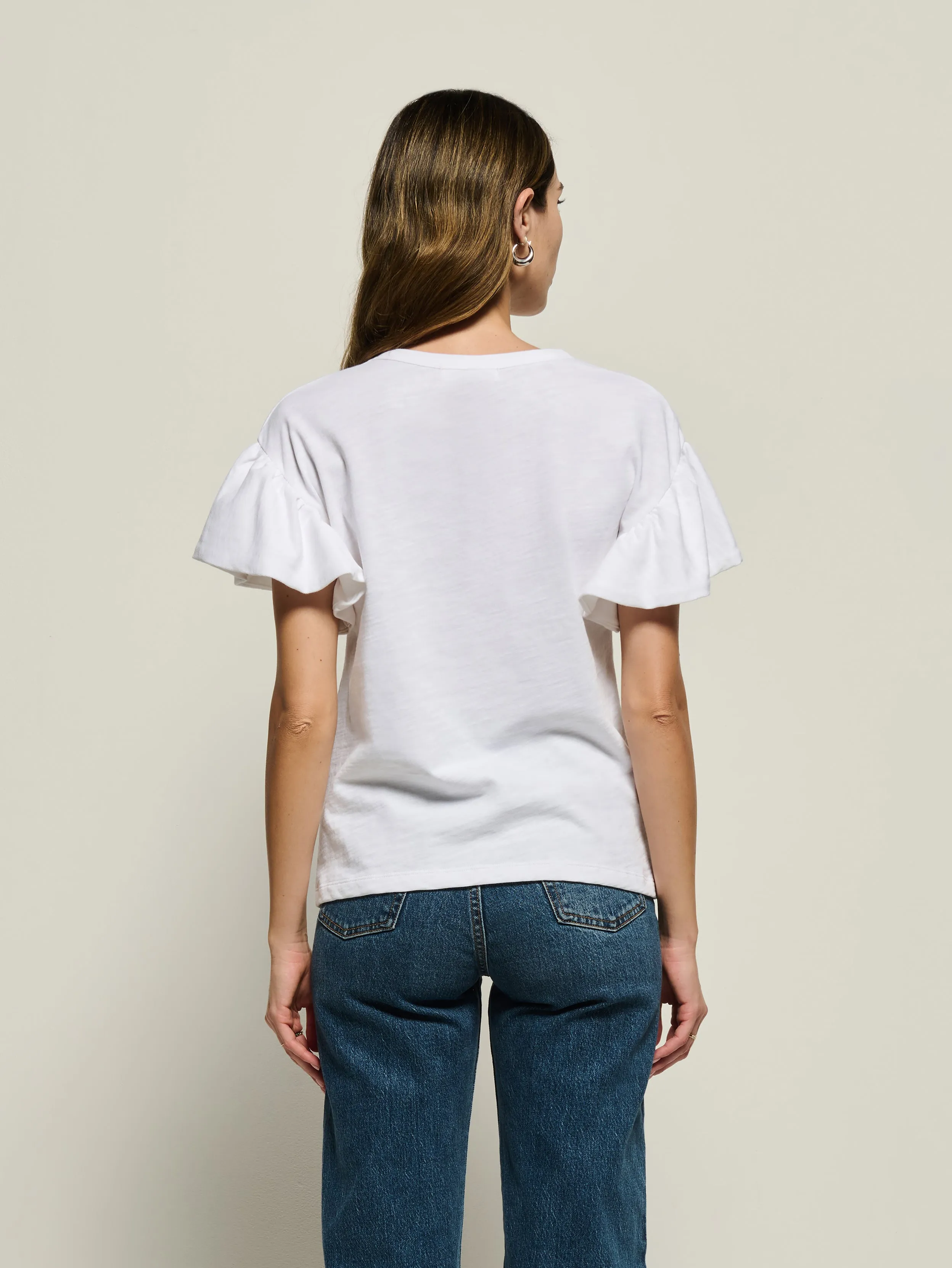MultiPurposePockets Camille Ruffle Tee