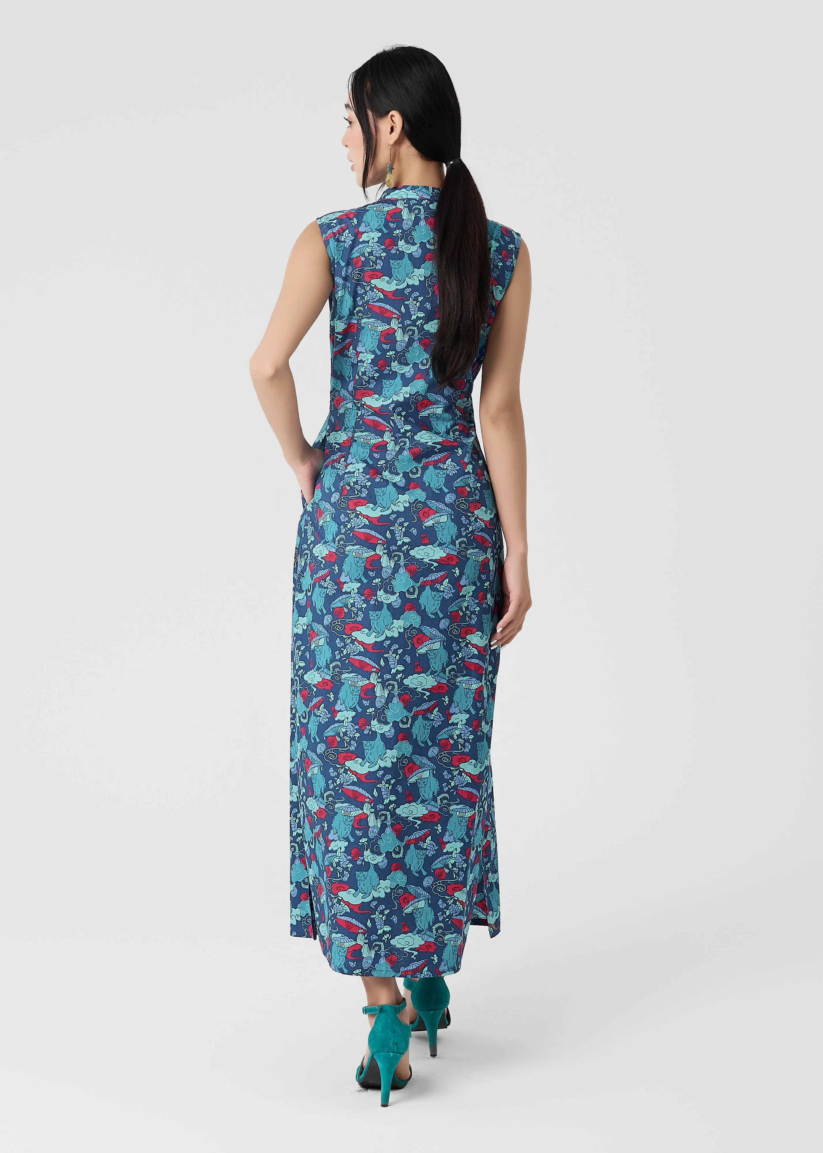 SkinFriendlyElastic LowMaintenanceMaterial COLUMBA - JUNGLE CAT