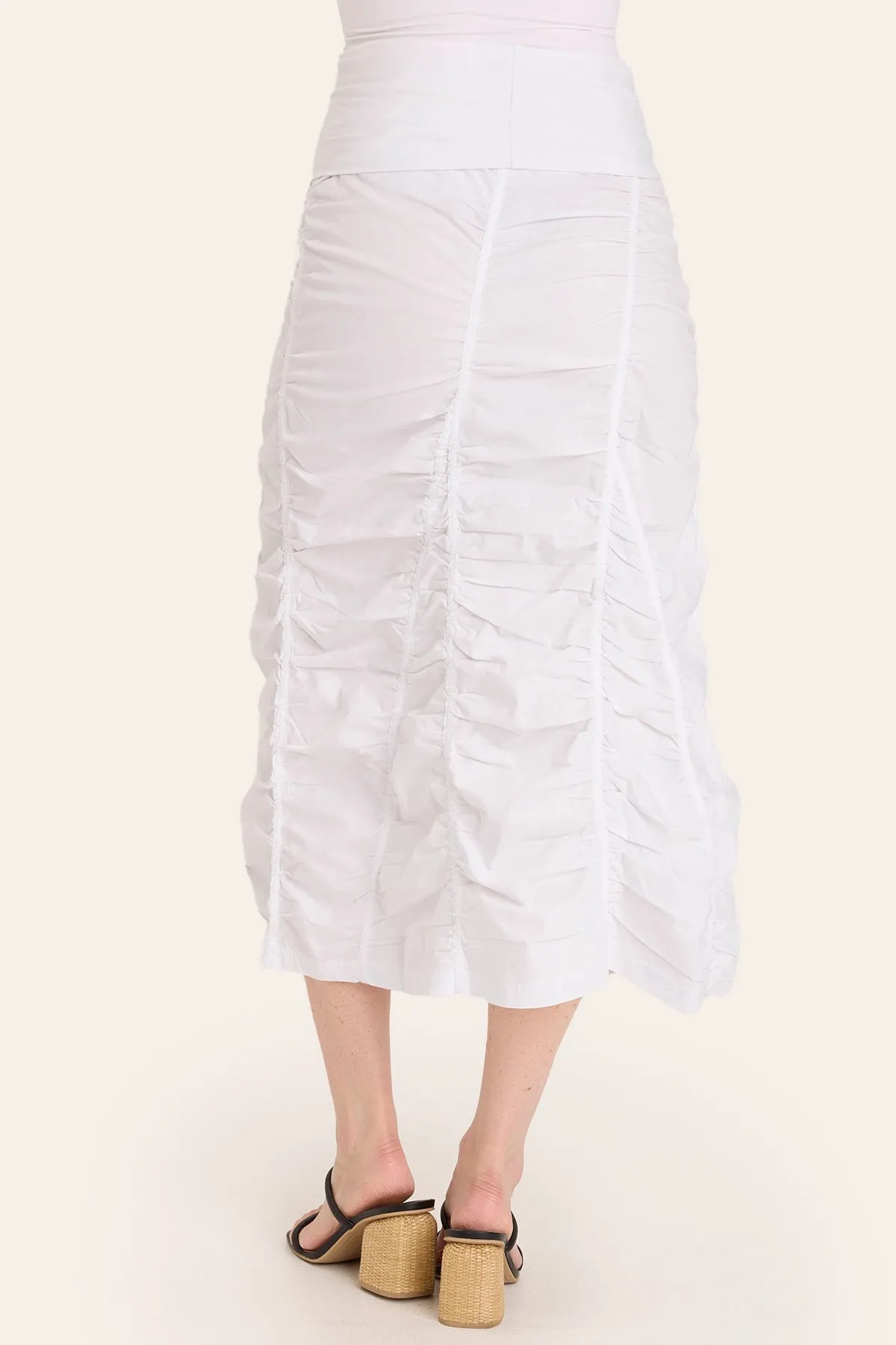 Gored Peasant Skirt Evening Glow Sheer Fit
