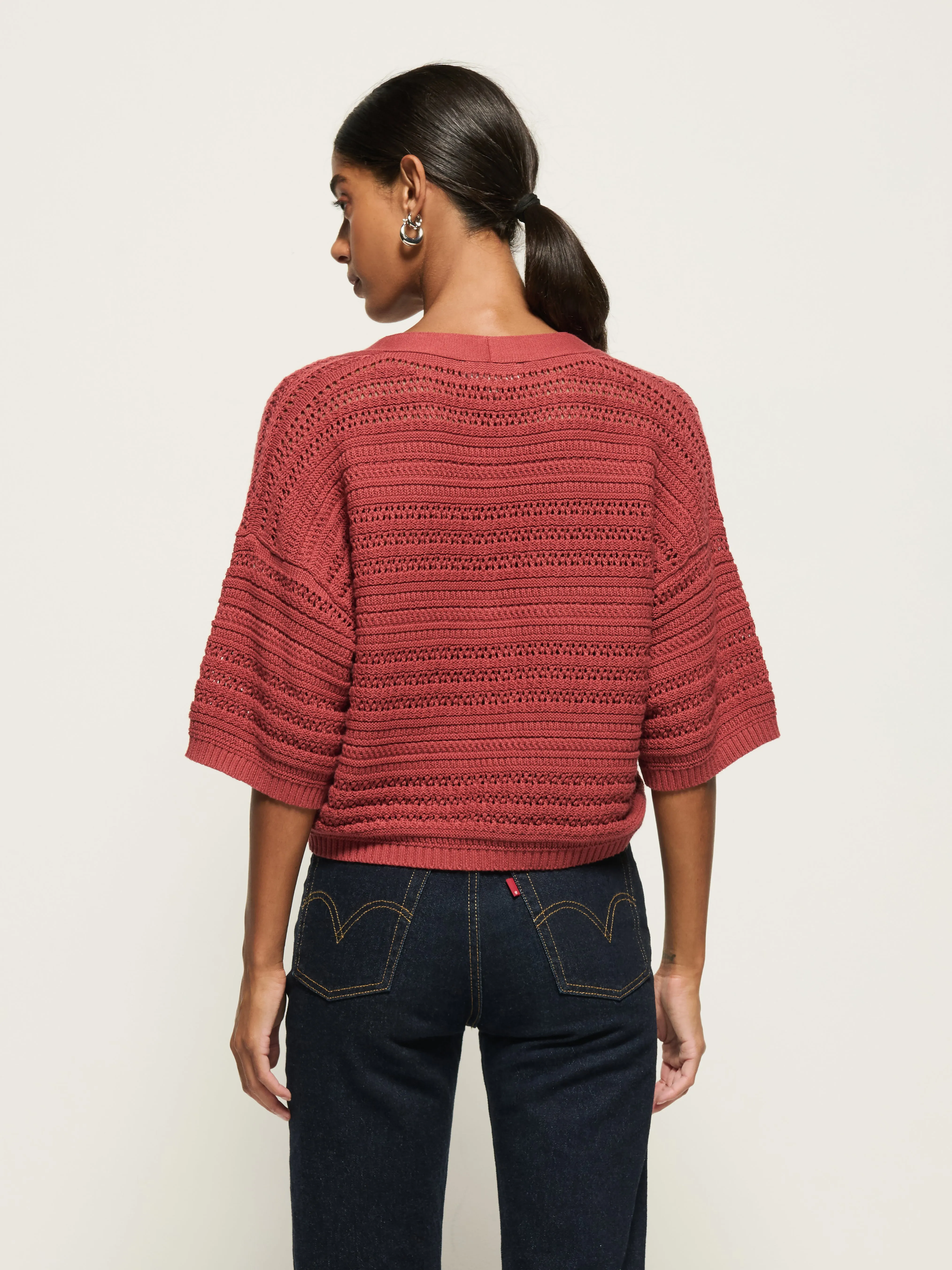 PunctureResistant Fabric SnagProofMaterial Tabby Crochet Cardi
