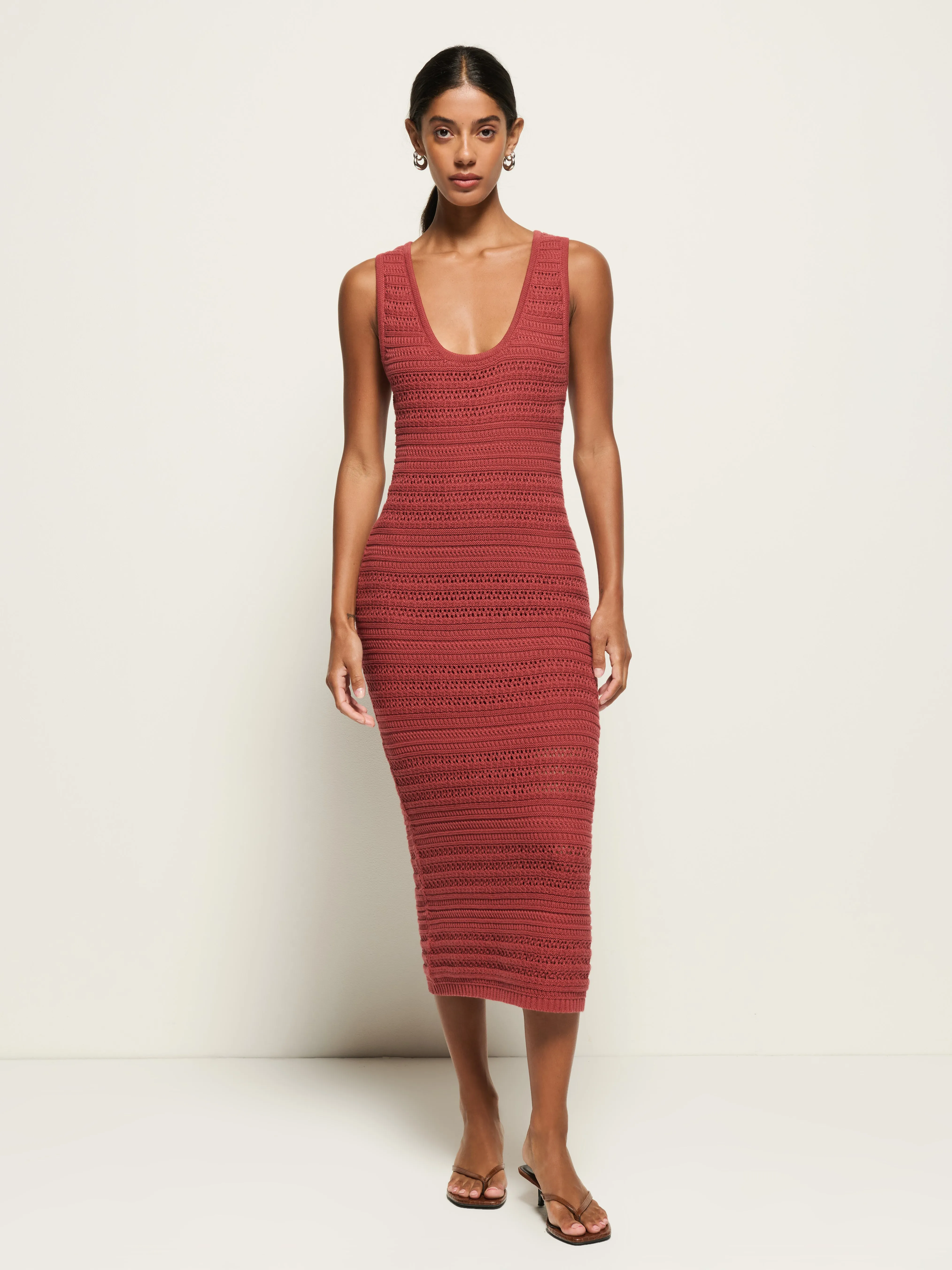Thermal Insulation Layer Carrer Sweater Midi