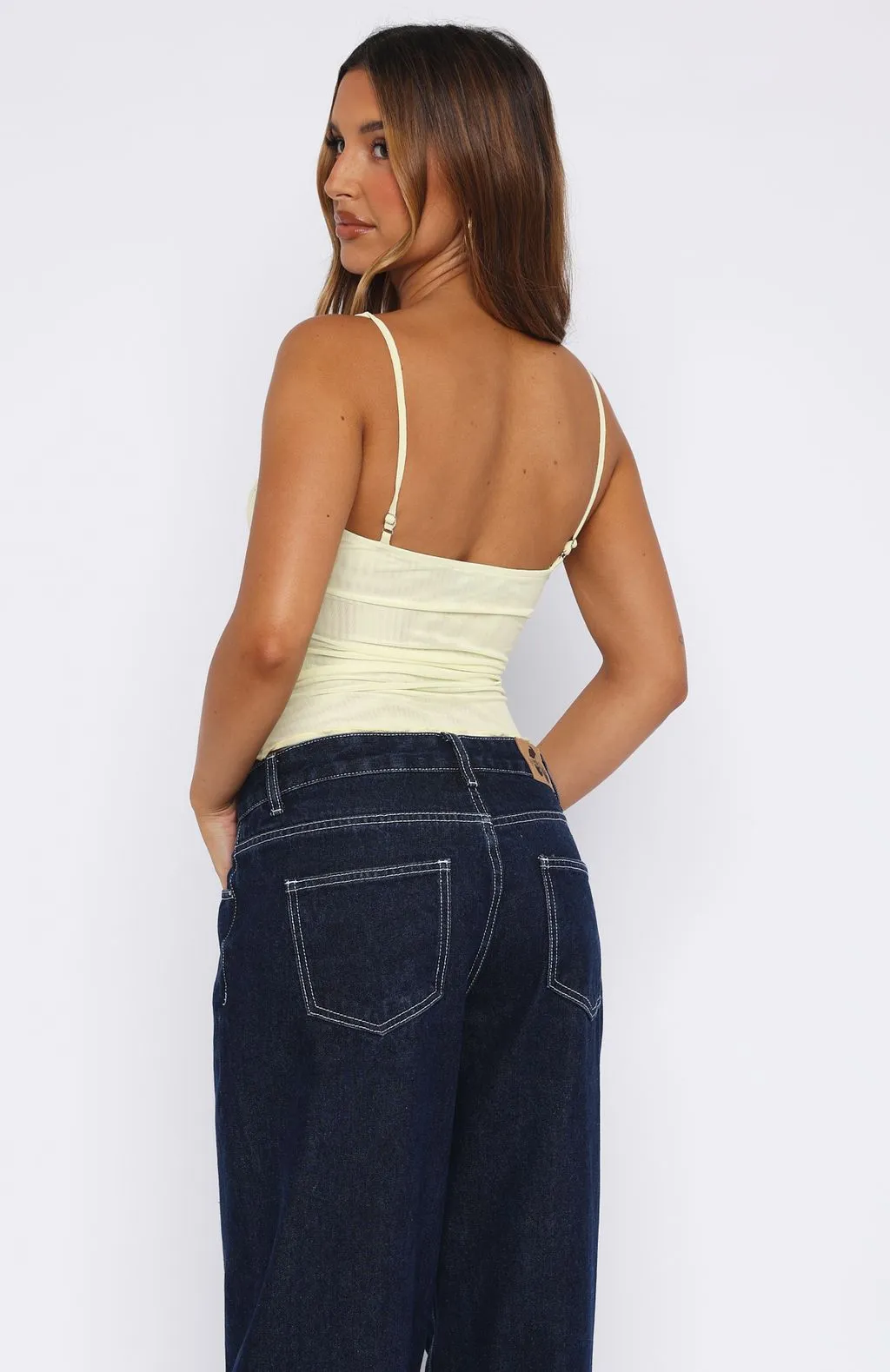 Sweet Sensation Cami Top Lemon Memorabilia - related Training Gear