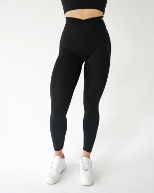 Minimal Fit Impact V-Waist Leggings - Black
