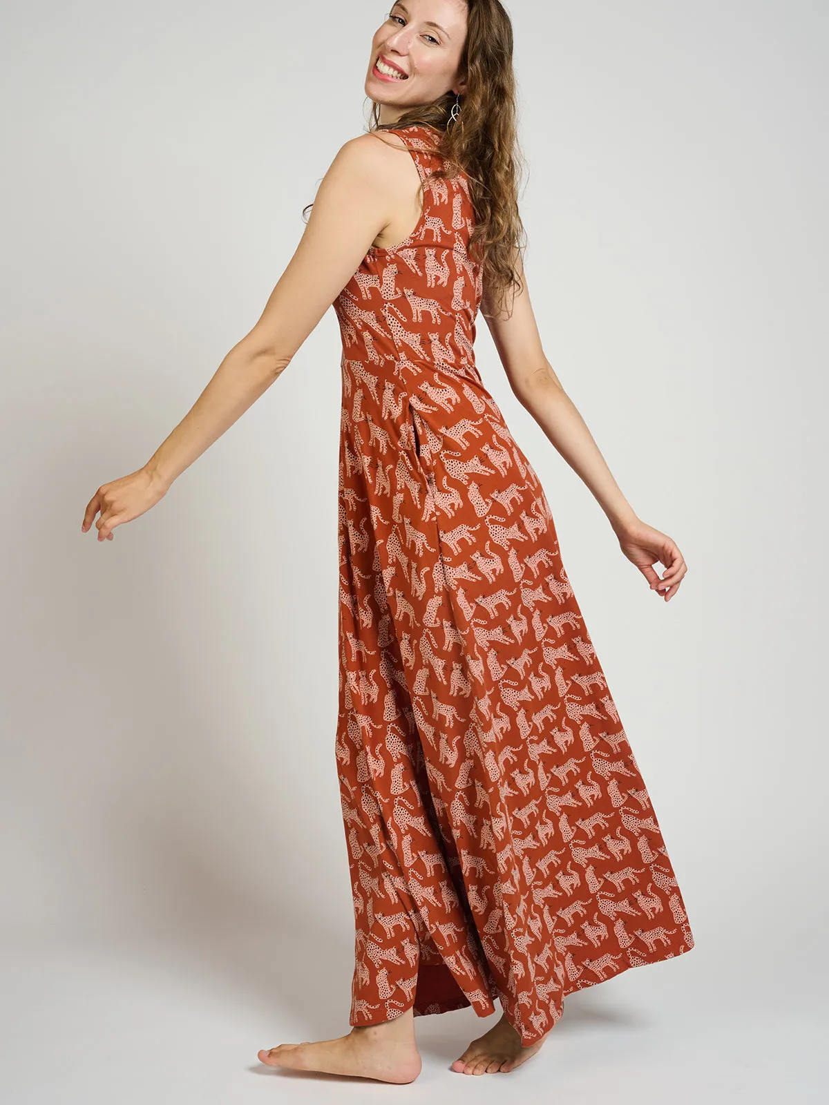 Vero Maxi Dress - Leopard Sienna Stage Feel