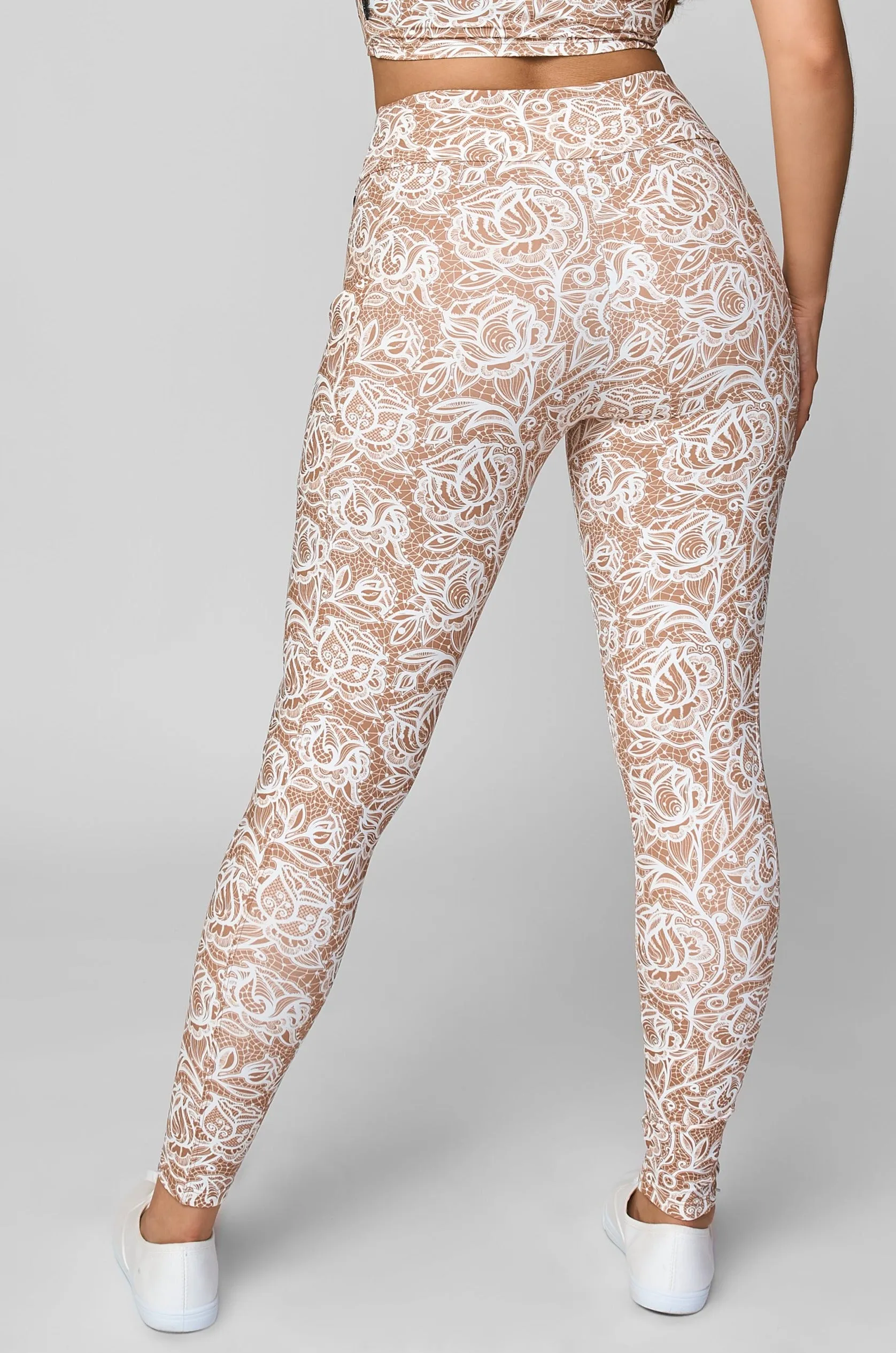 Pure Cotton Capri Pocket Legging