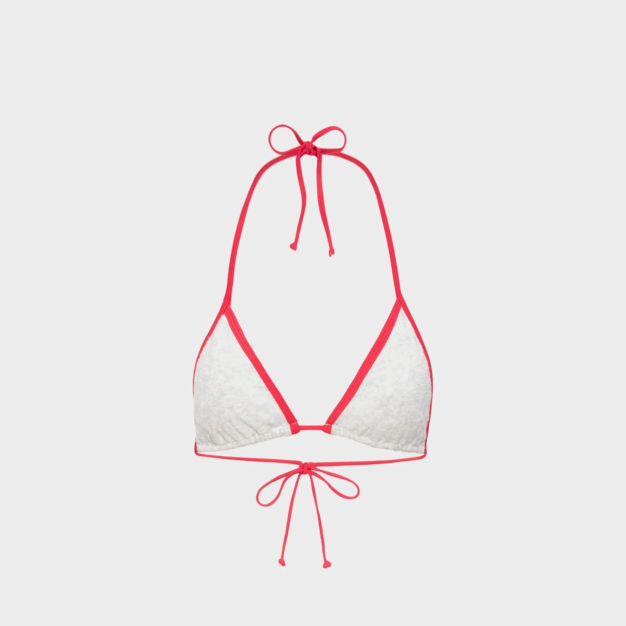 Miaou Kauai Bikini Top - Heather Grey Anti Pilling Surface