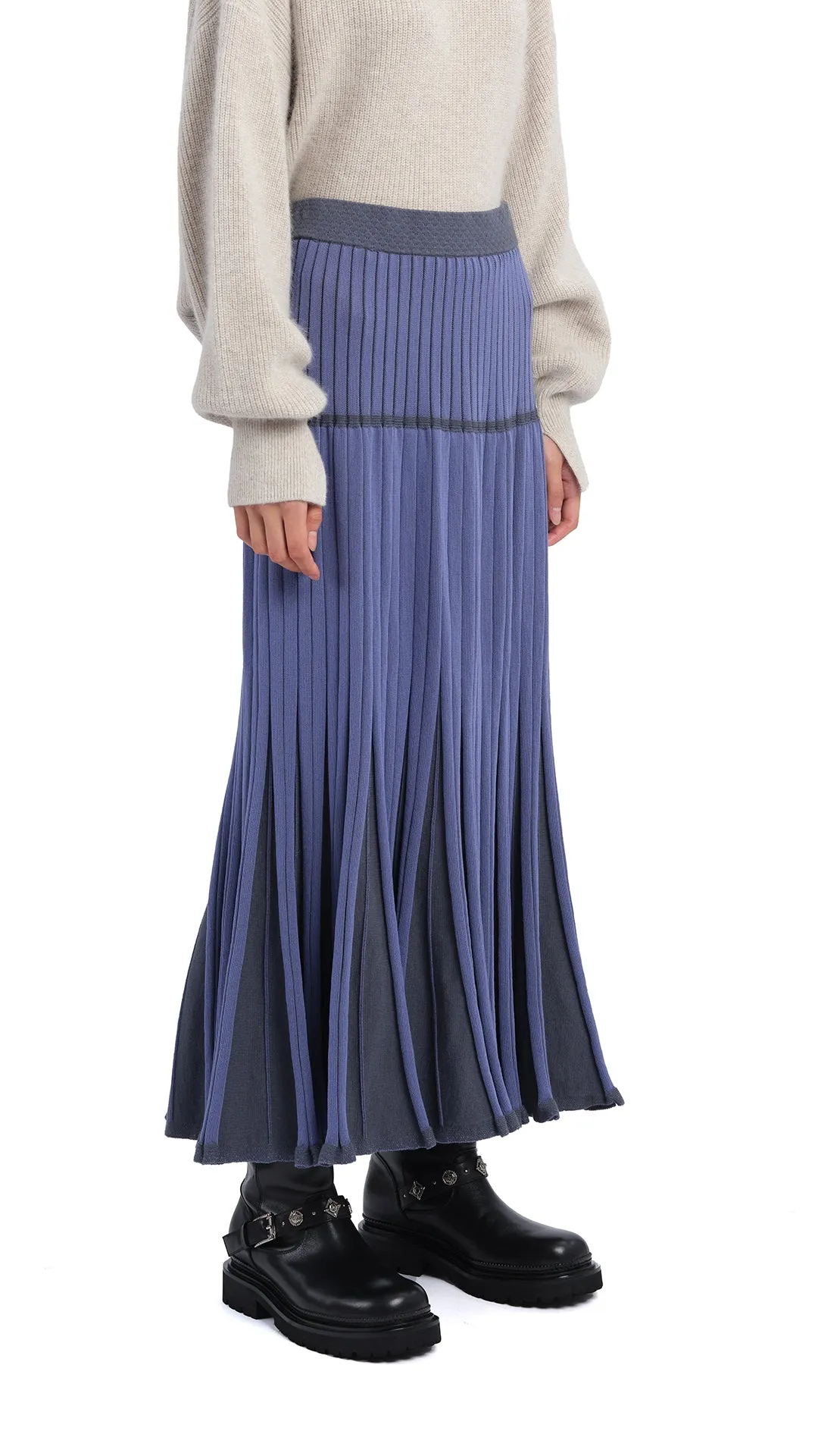 Knitted Flare Skirt Fall Favorite