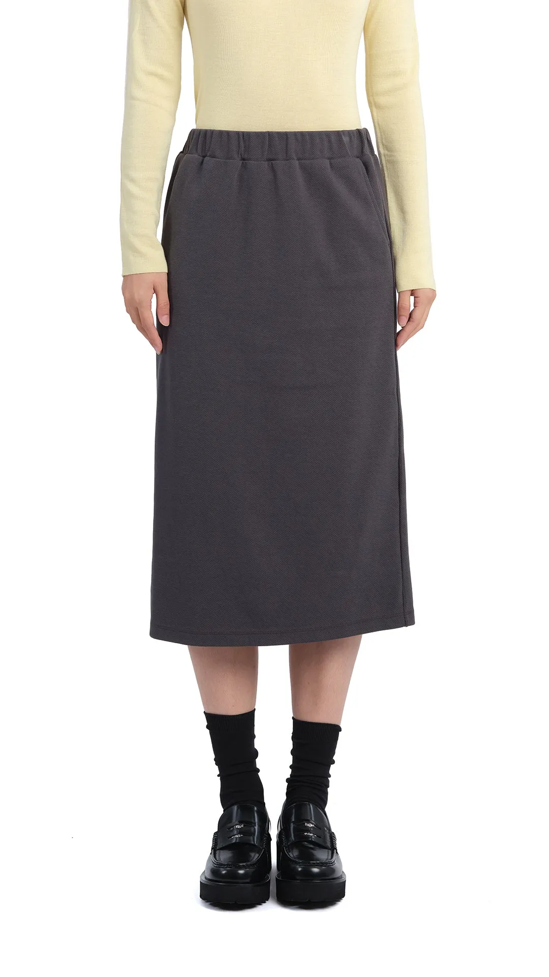 Pencil Split Skirt Built In Shorts