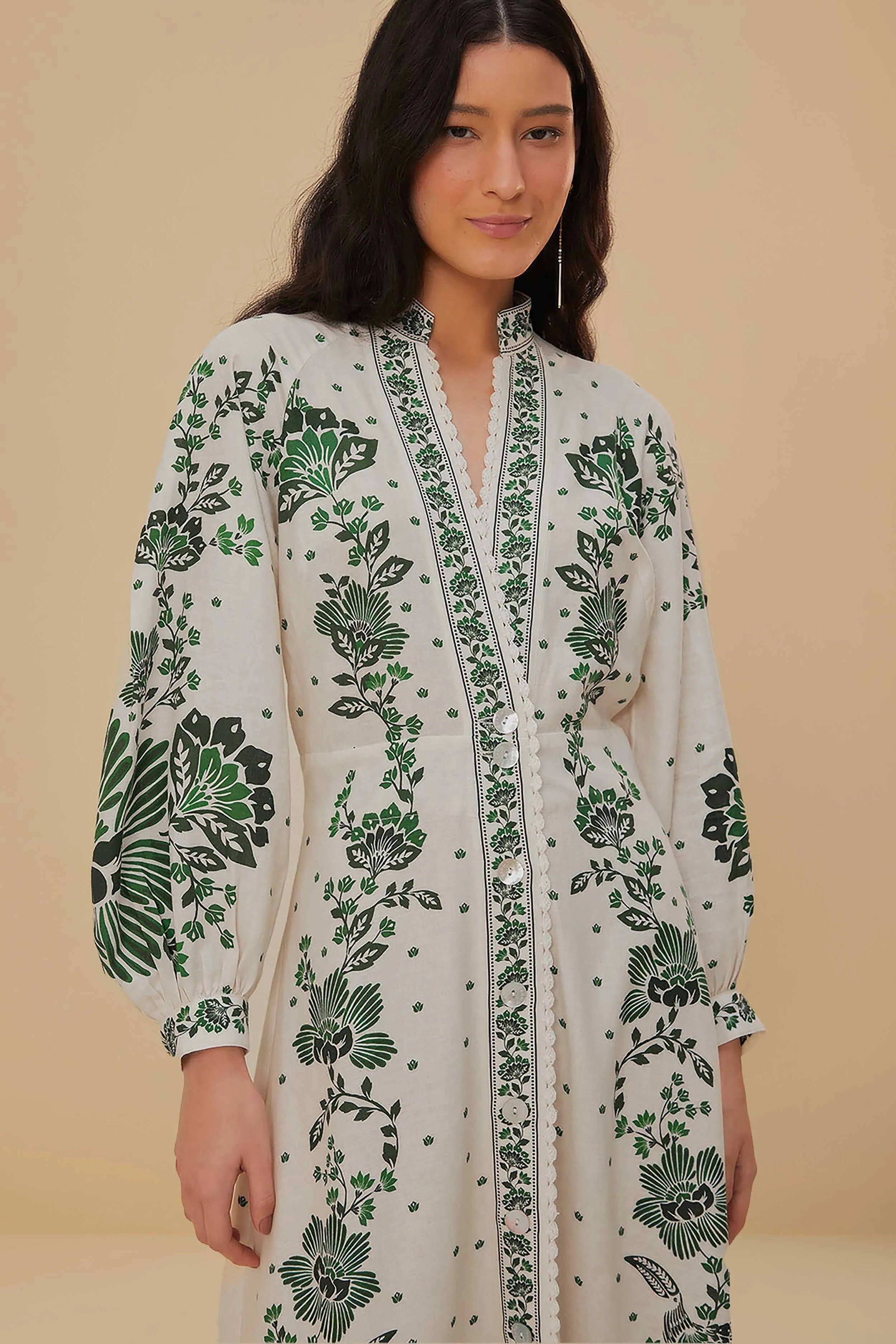 Forest Soul Off-White Maxi Dress Gorgeous floor-length style
