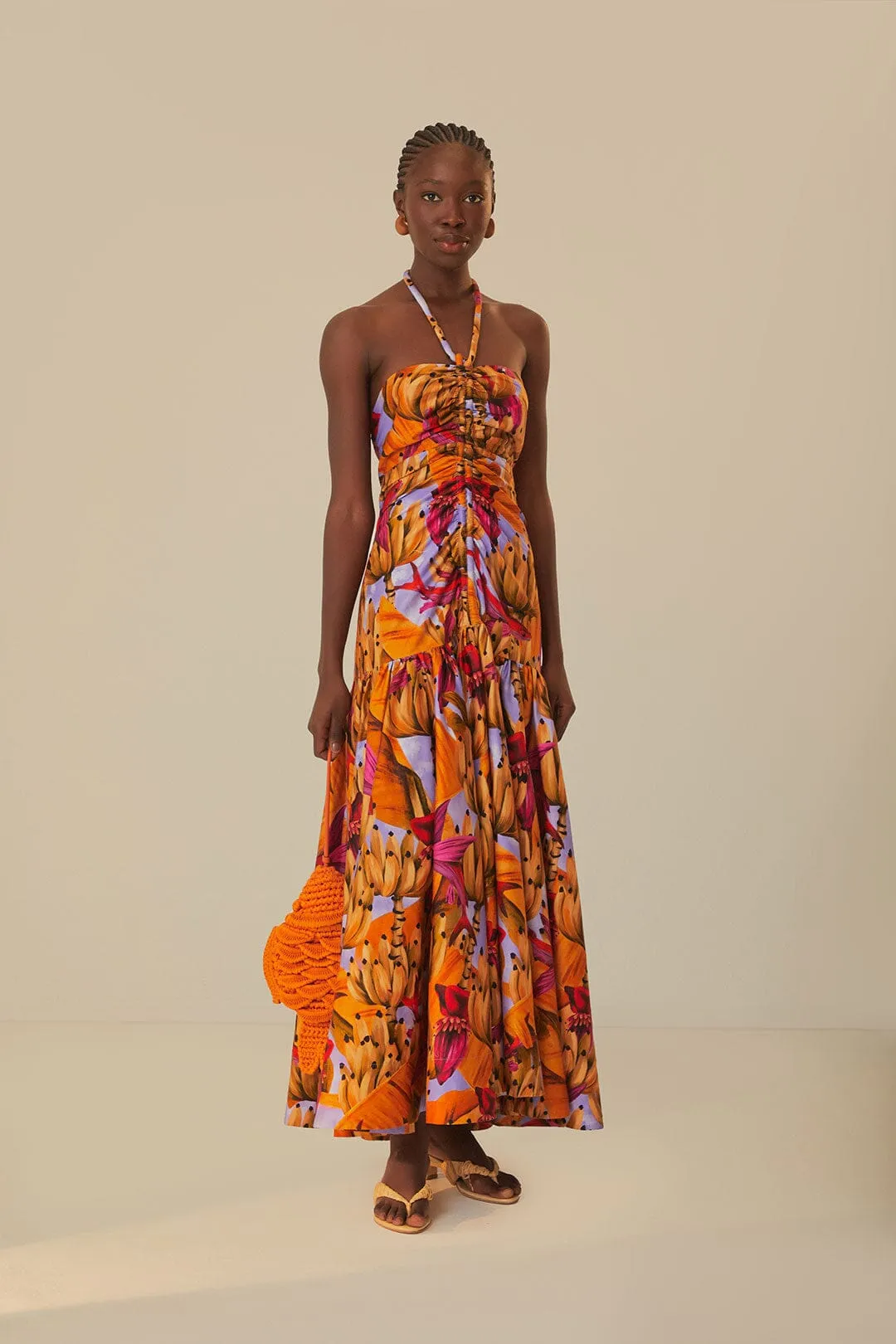 Lilac Banana Forest Organic Cotton Maxi Dress Room Glow This dress provides a chic and comfortable fit that works for both formal and casual events