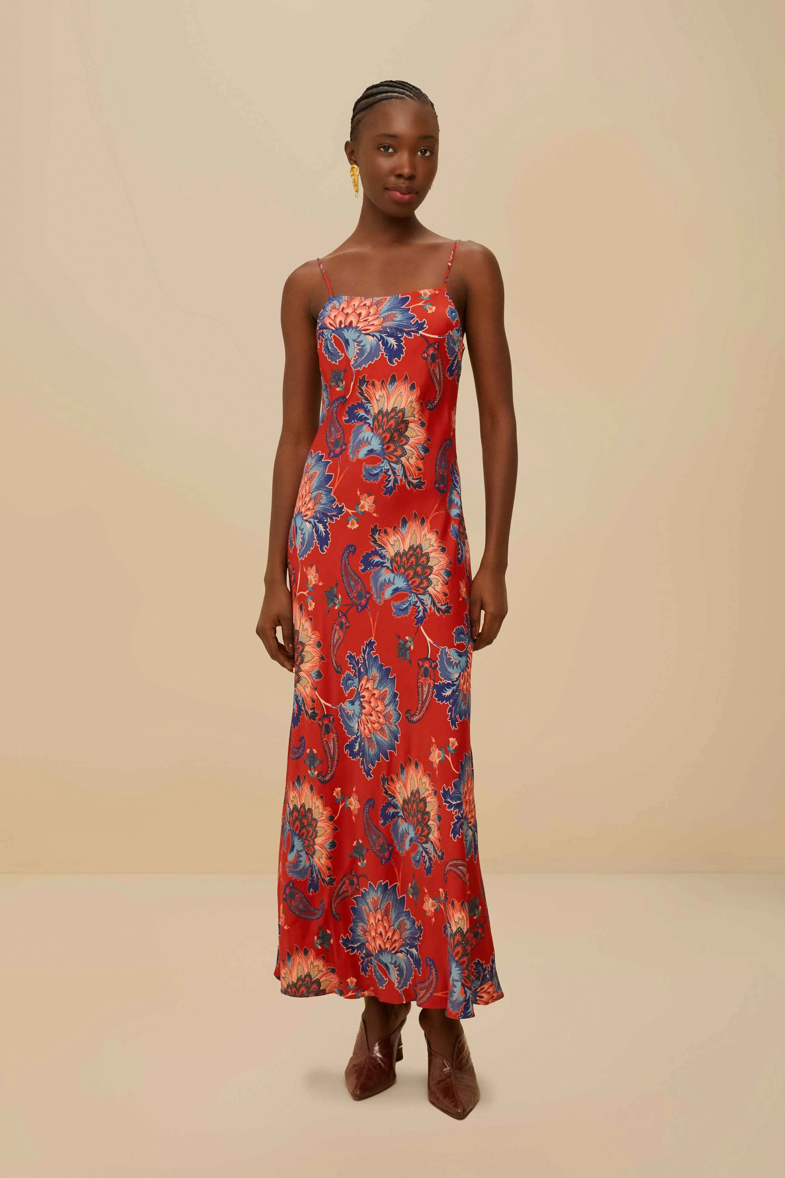 Red Luang LENZING? Maxi Dress forest calm