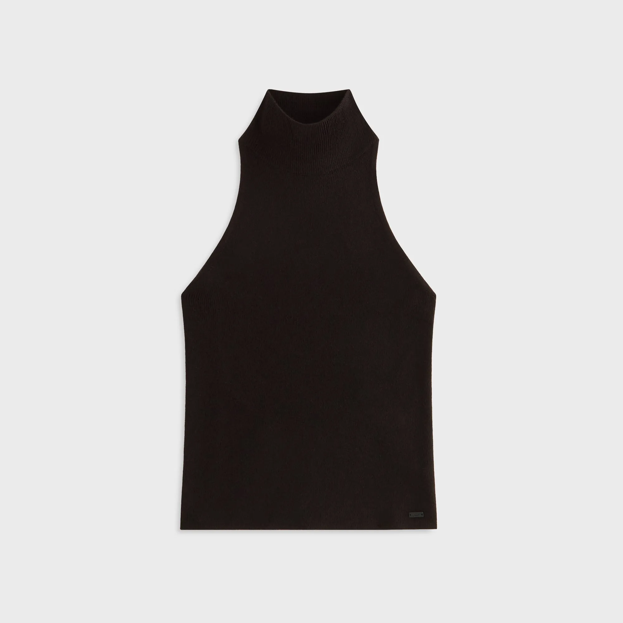 Minimalist Aesthetic Moisture Lock Barrier Tech Kith Women Jaden Halter Sweater Tank - Black