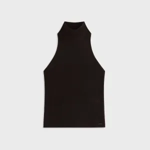 Minimalist Aesthetic Moisture Lock Barrier Tech Kith Women Jaden Halter Sweater Tank - Black