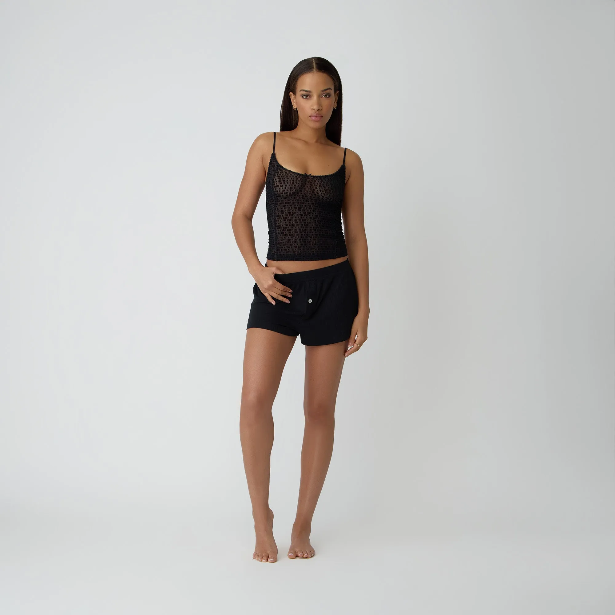 Kith Women Mesh Cami - Black Breathable Design purchase