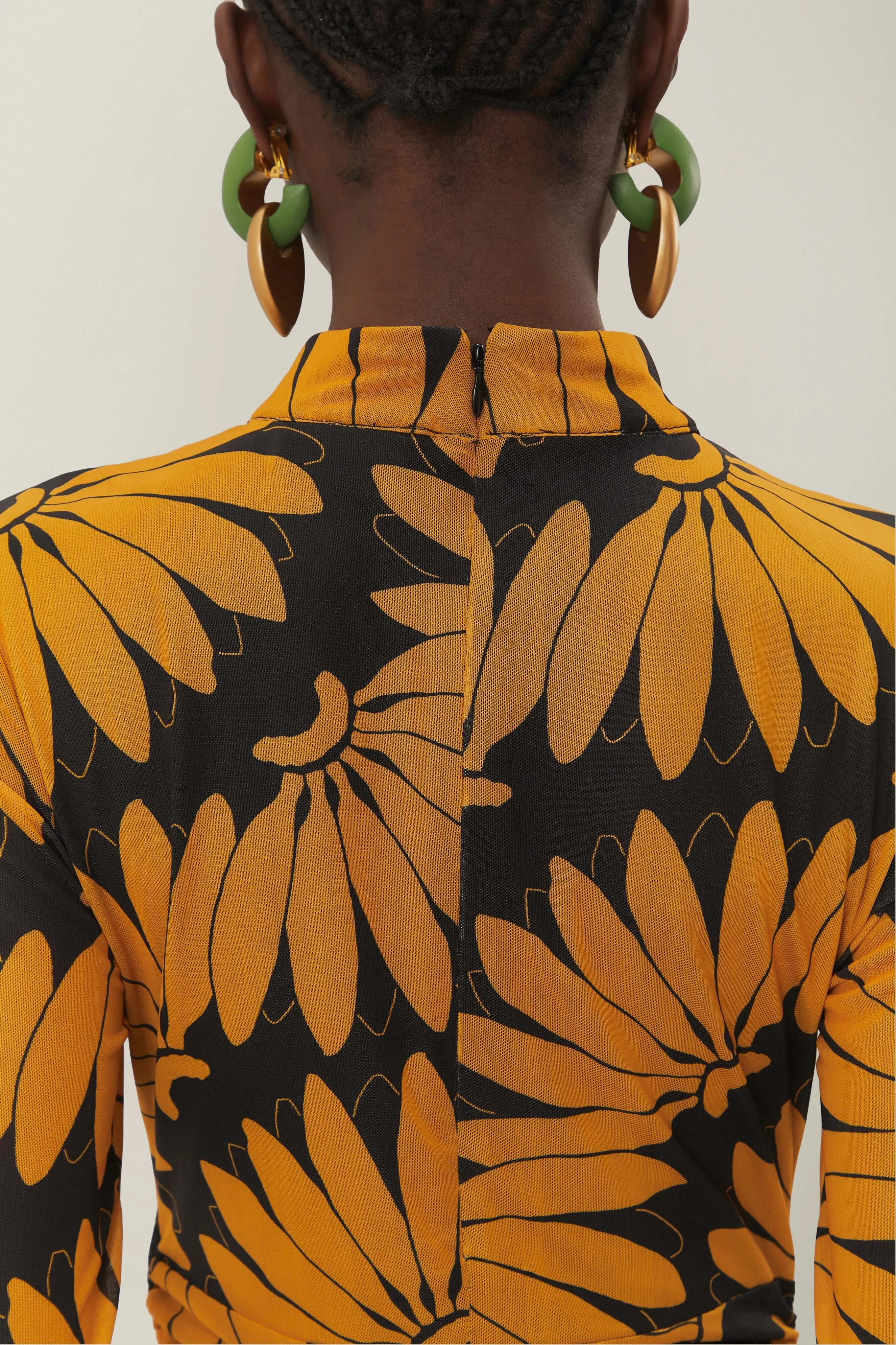 Yellow Copabanana Tulle Midi Dress Versatile Wear Perfectly Fitted