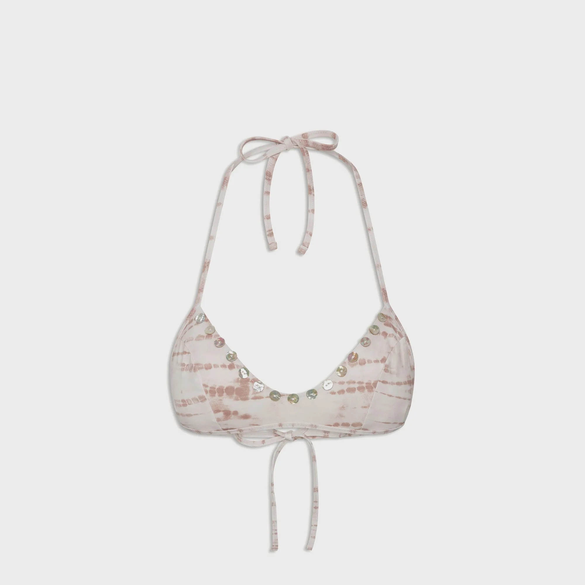 Anti Slip Waistband Frankies Bikinis Micah Top - Sand Drift