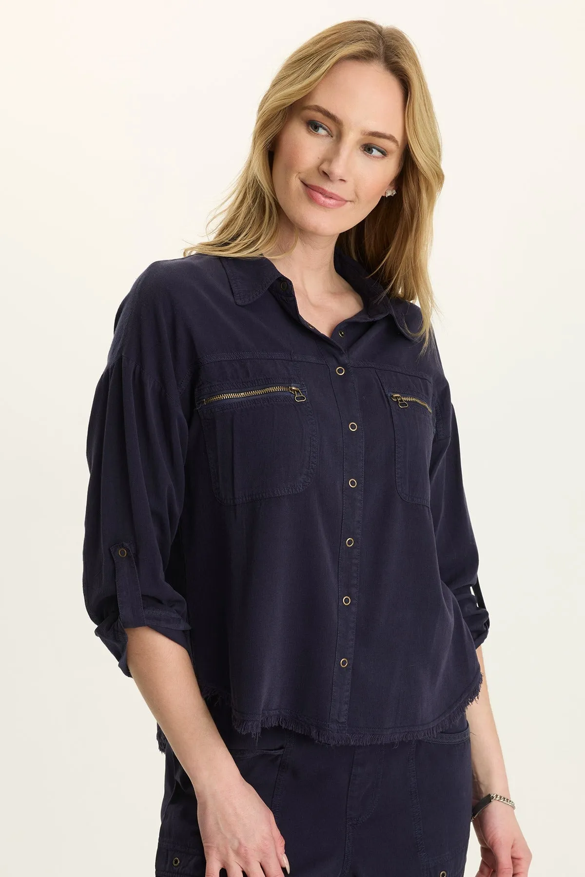 Bold Core Knapp Twill Utility Button-up
