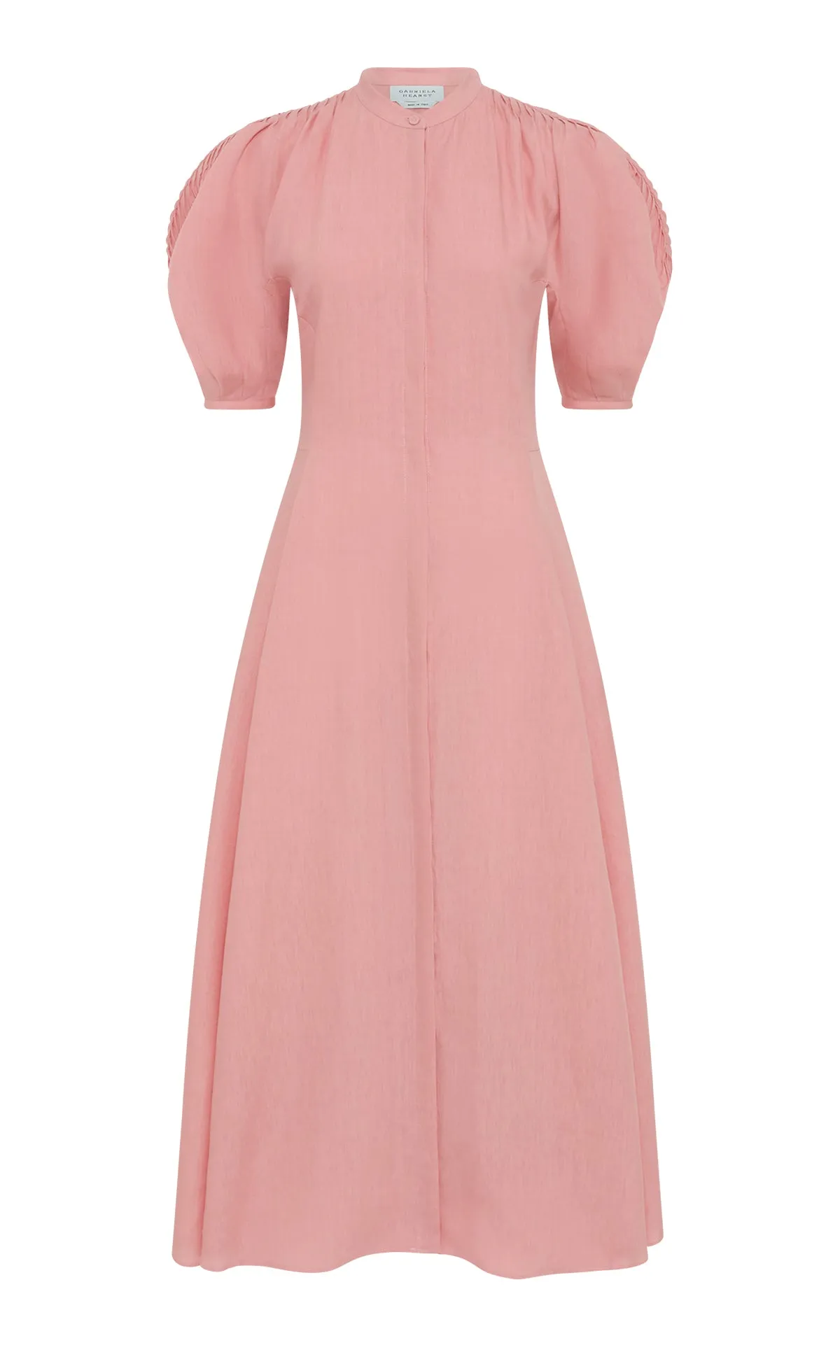 Arabella Shirtdress in Rosa Aloe Linen Retro cool NonIrritating