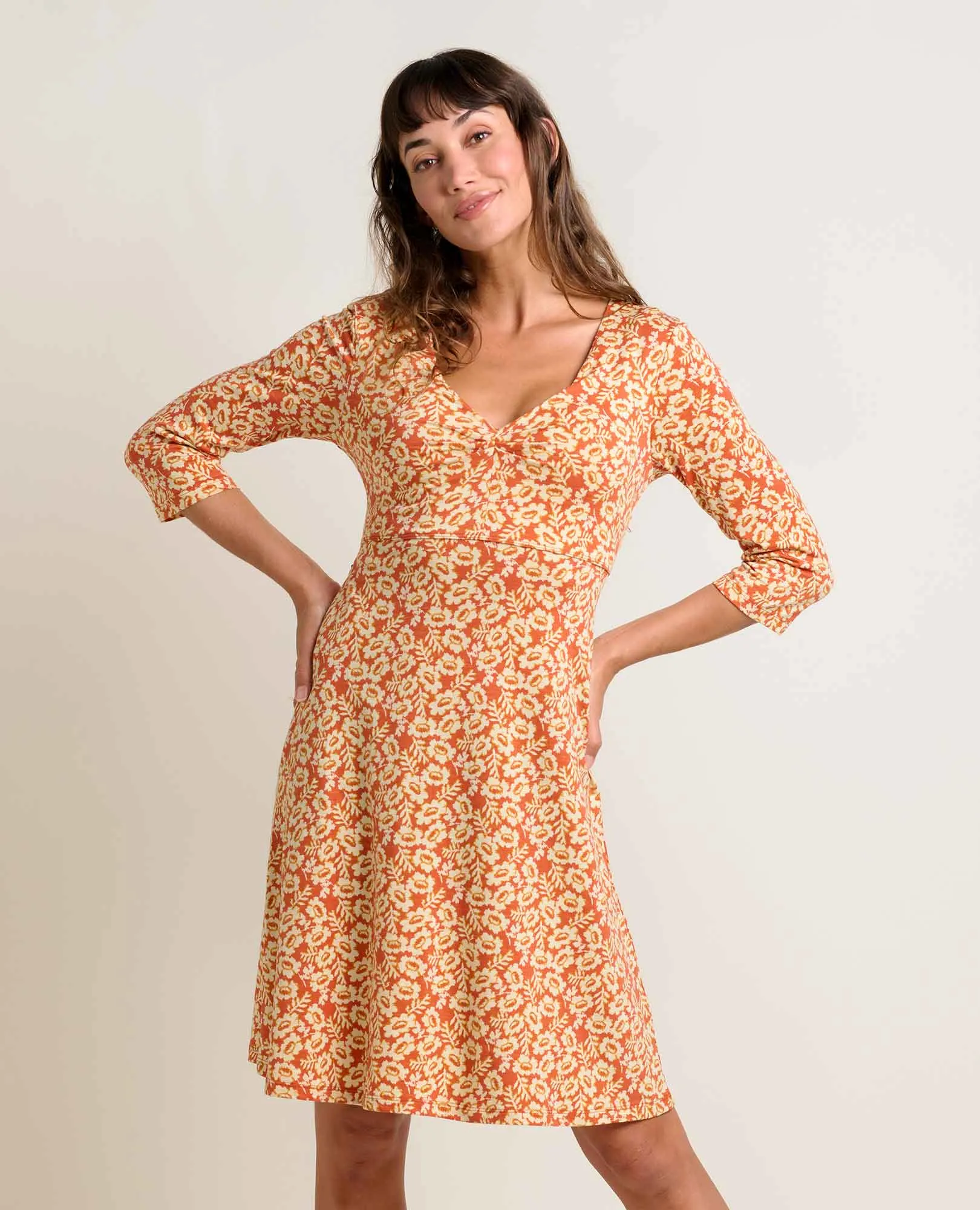 Rosalinda Dress Lake Mood Cozy Wrap
