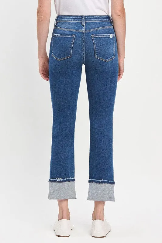 Vervet High Rise Cuff Slim Straight SustainableCertified