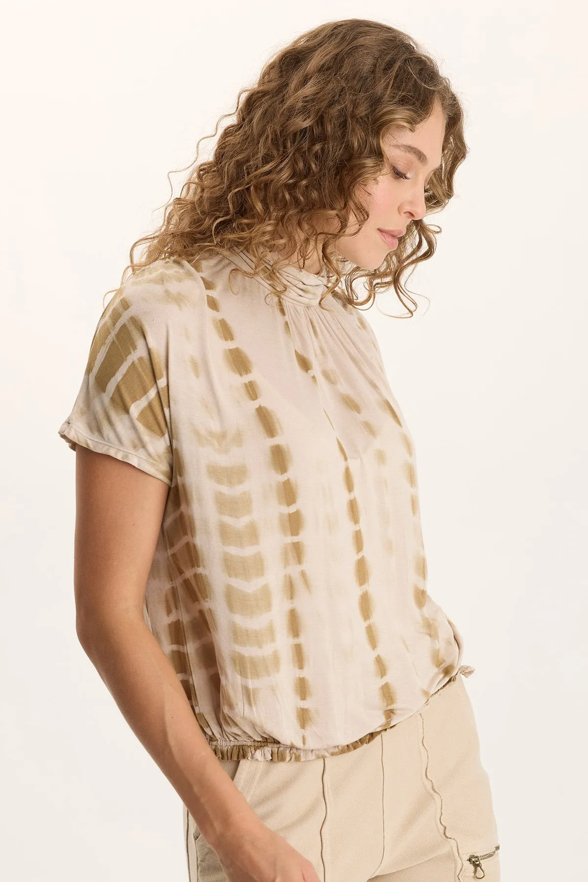Viggo Soft Jersey Turtleneck Banded Tee TemperatureControlTechnology MultiPanelDesign