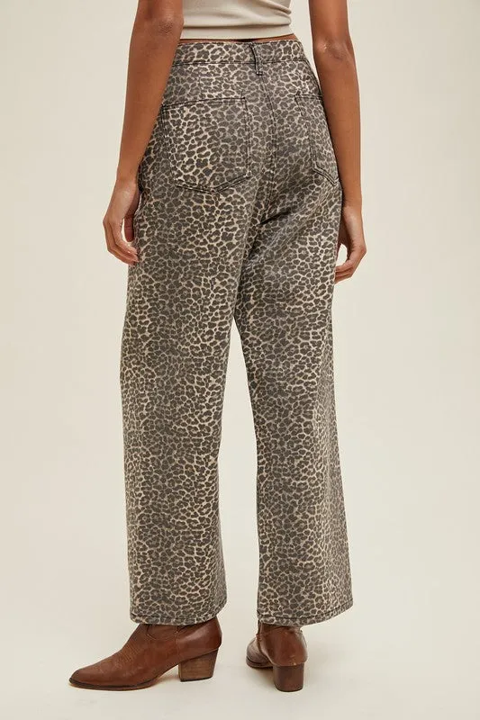 Leopard Print Pants MoistureWicking Technology