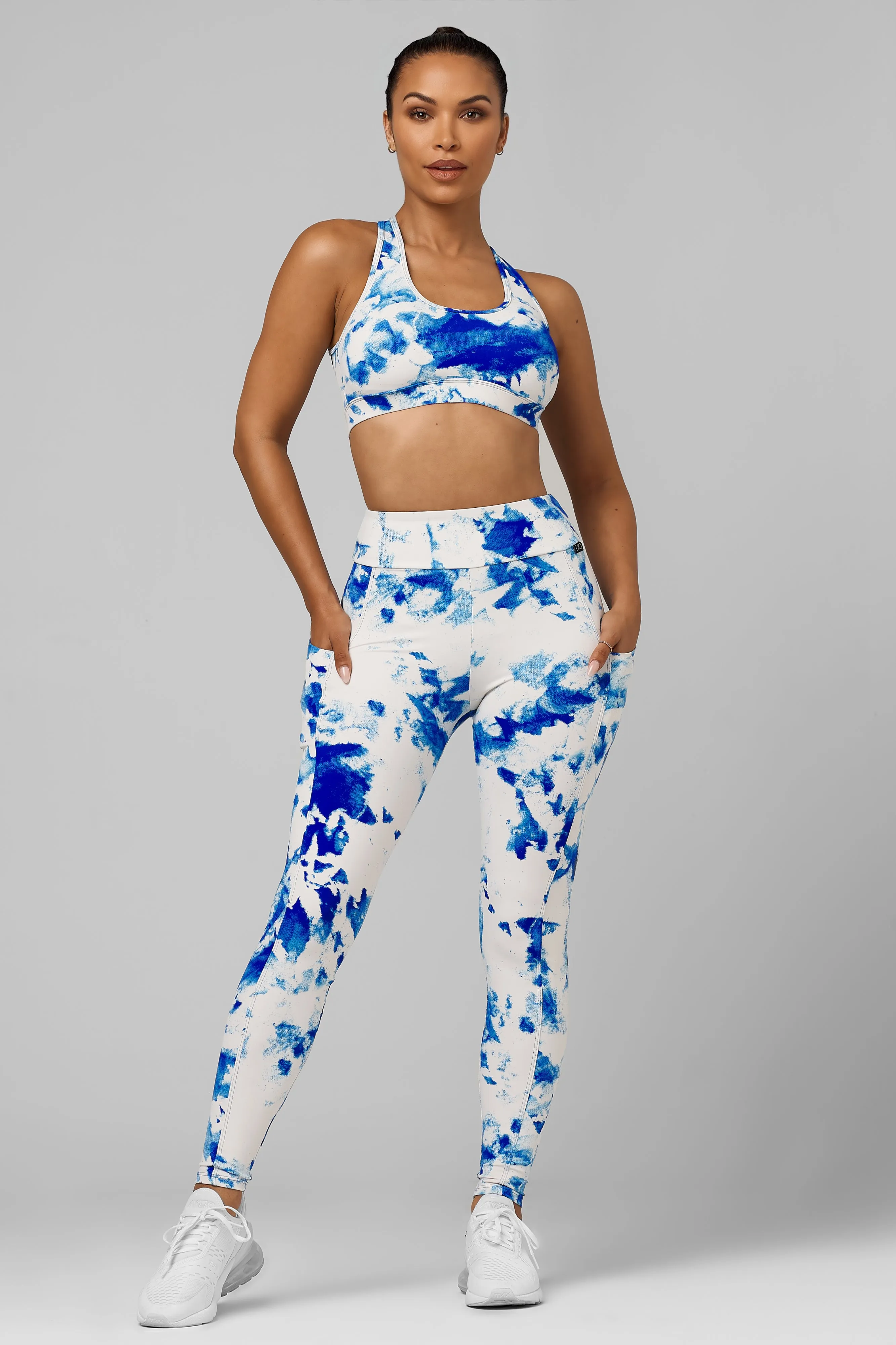 Santorini Pocket Legging Tropical Glow EcoDyeProcess